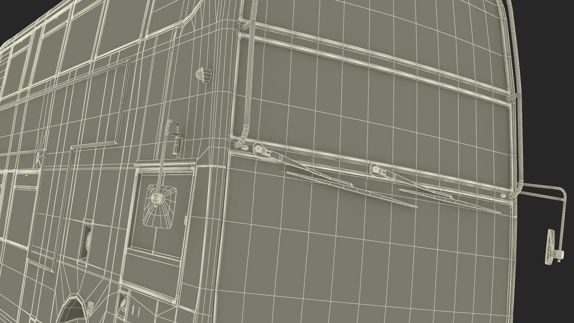 3D London Double Decker Bus Enviro 400 Rigged for Maya