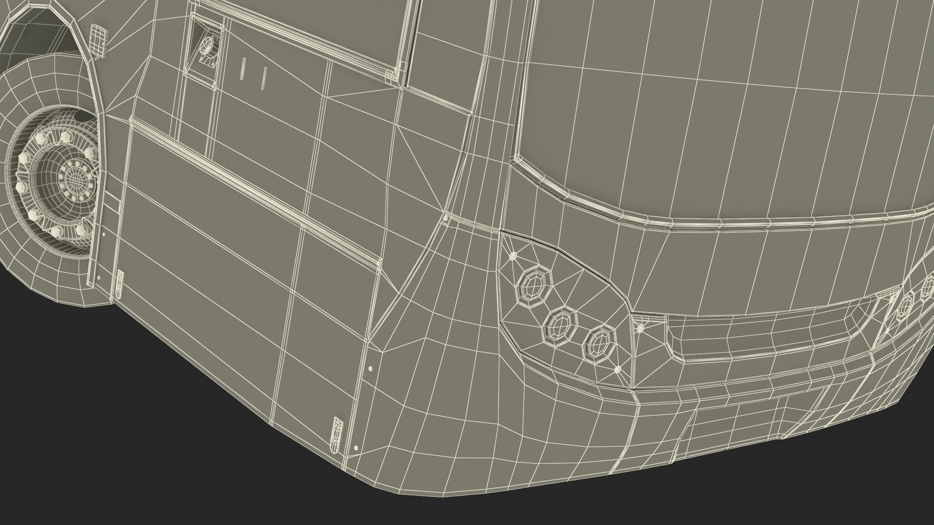3D London Double Decker Bus Enviro 400 Rigged for Maya
