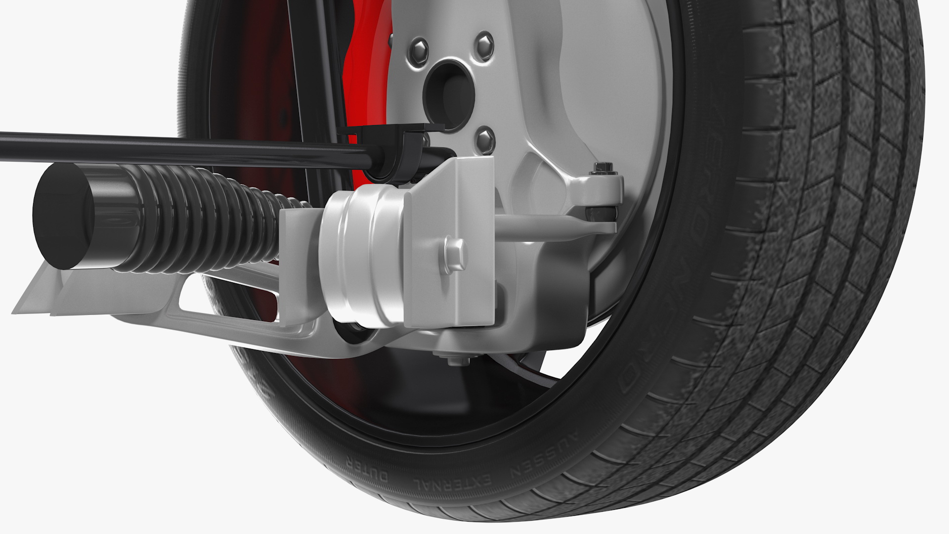 3D model Sony Vision S Front Wheel