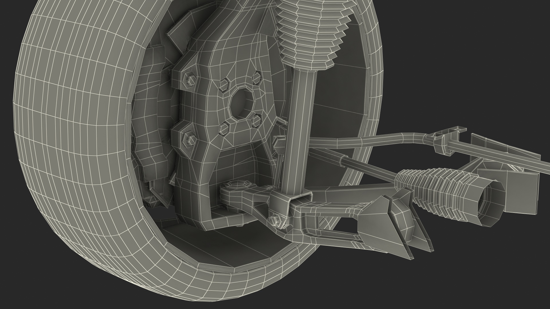 3D model Sony Vision S Front Wheel