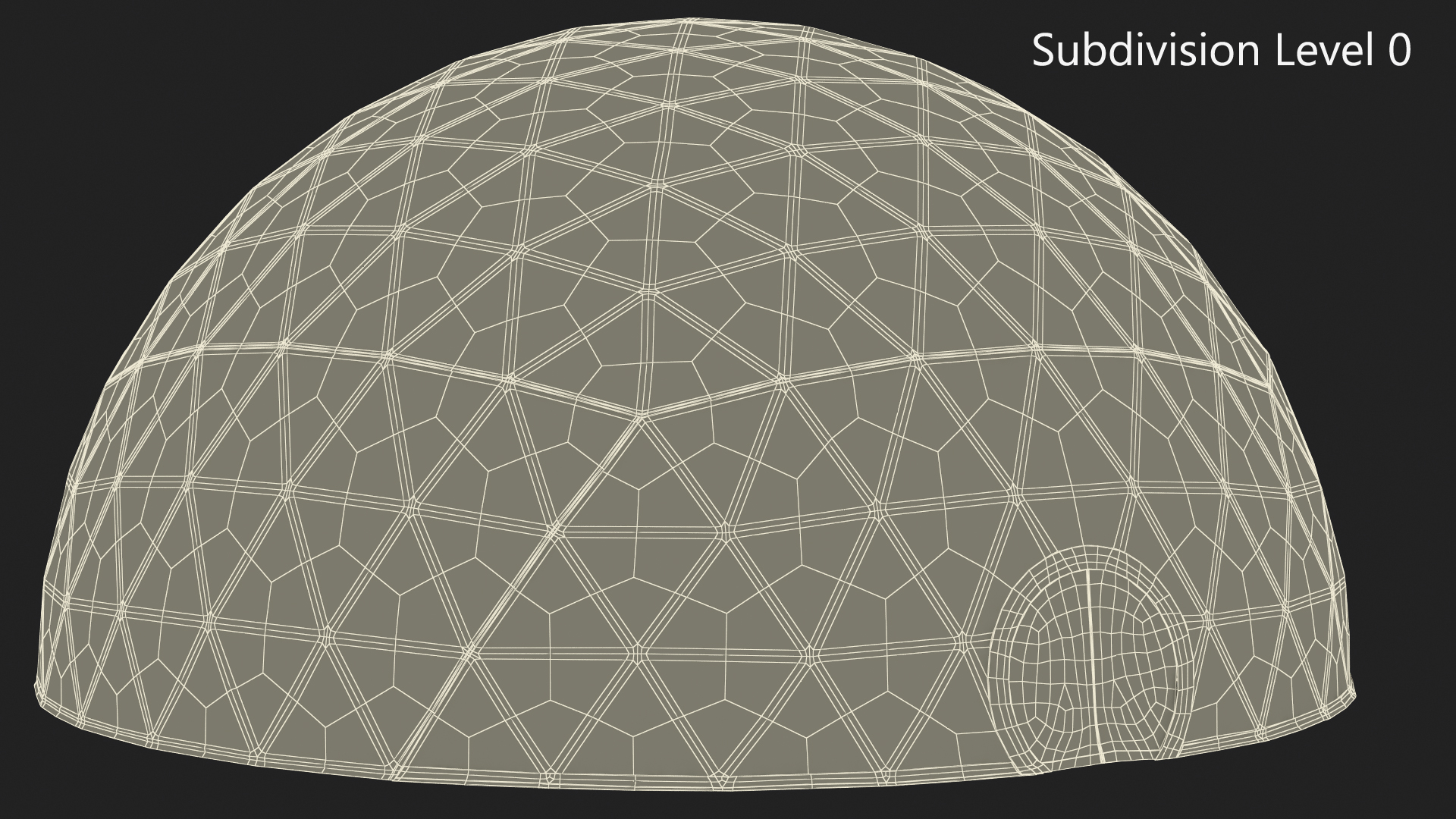 3D Outdoor Sphere Dome Tent for Events White