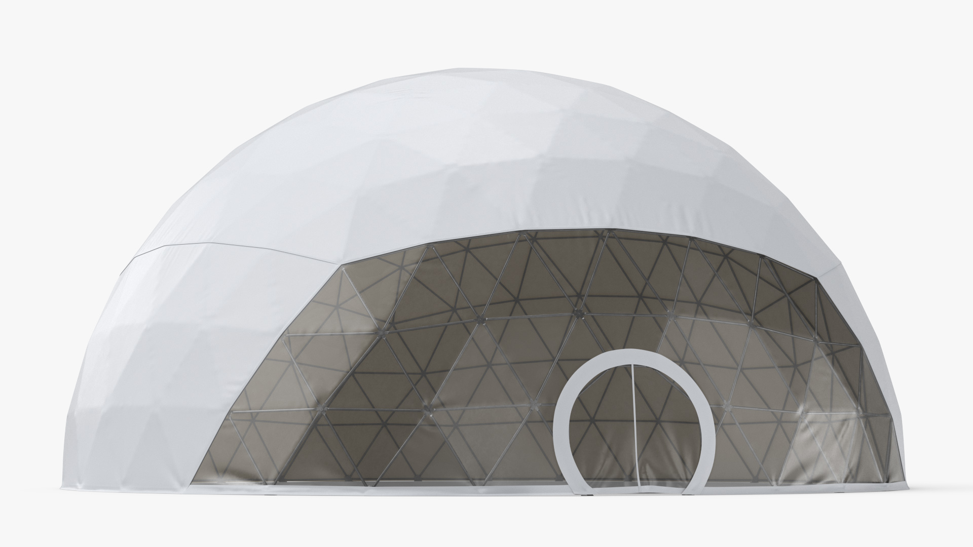 3D Outdoor Sphere Dome Tent for Events White