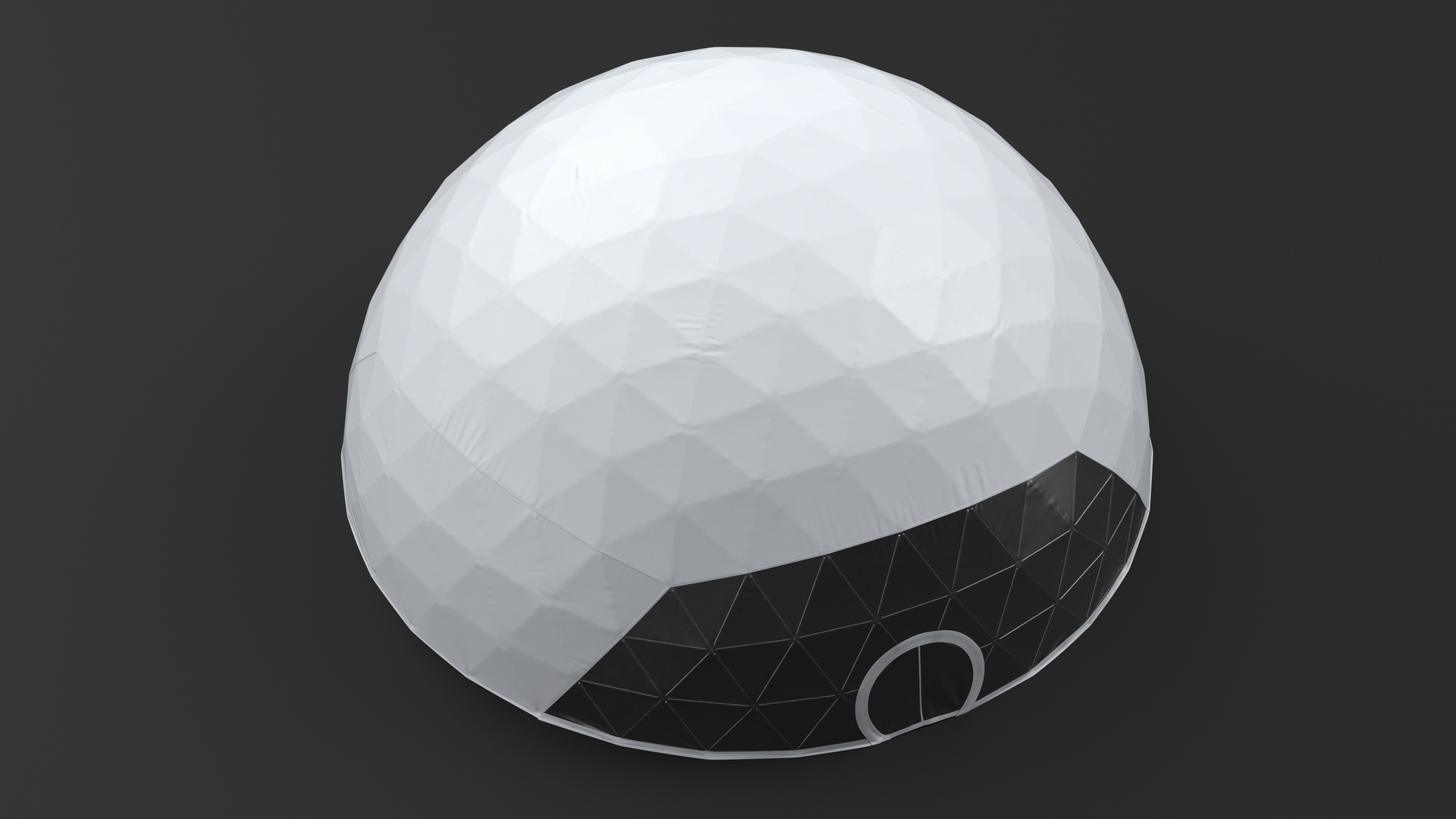 3D Outdoor Sphere Dome Tent for Events White