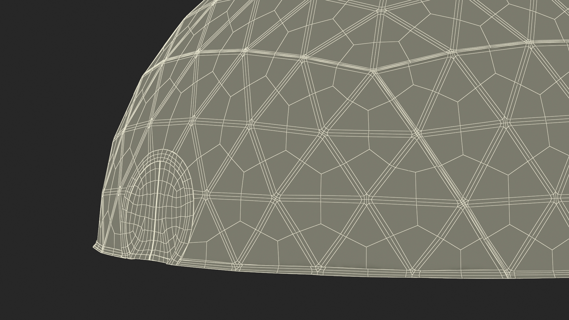 3D Outdoor Sphere Dome Tent for Events White