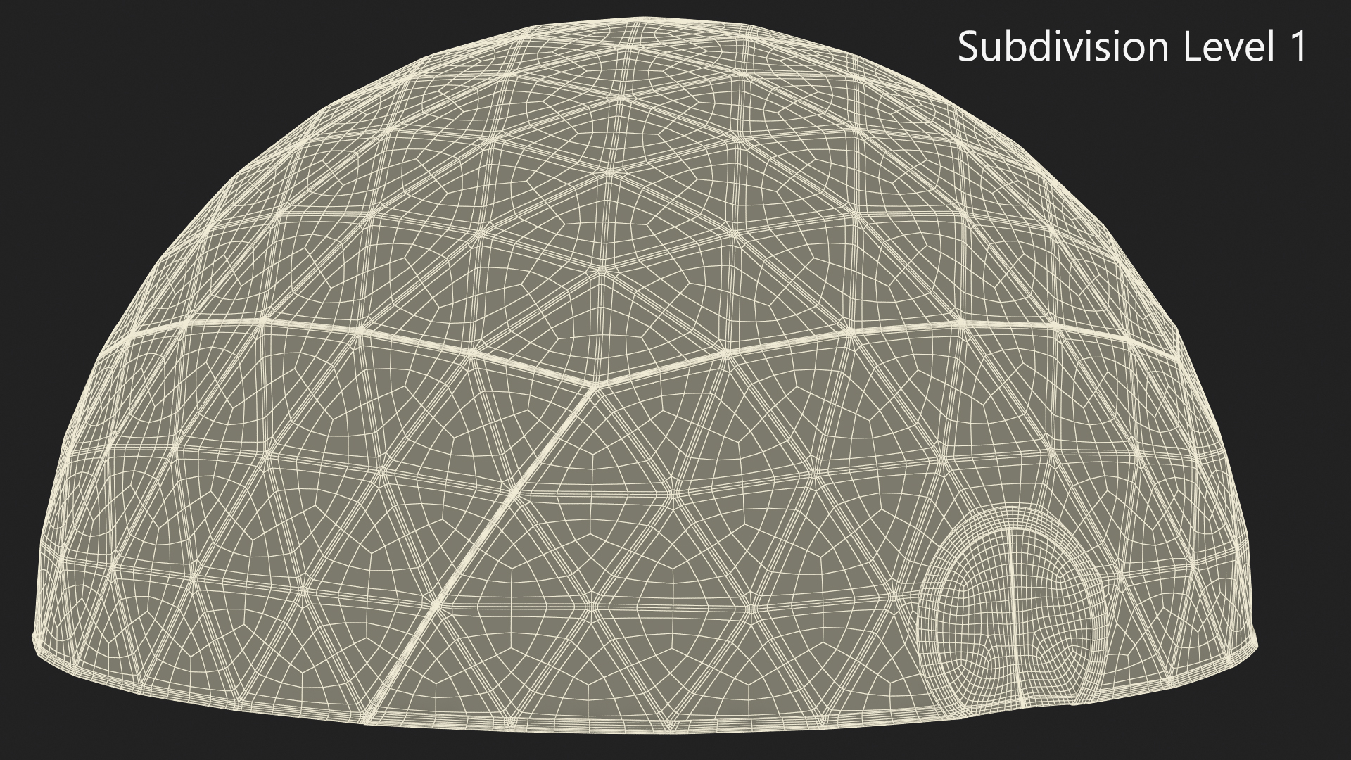 3D Outdoor Sphere Dome Tent for Events White