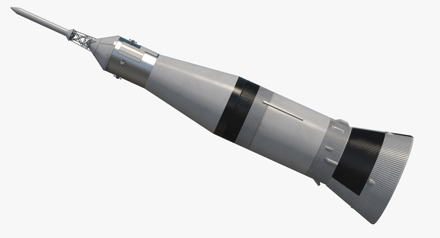 3D model Third Stage of Saturn V Rocket