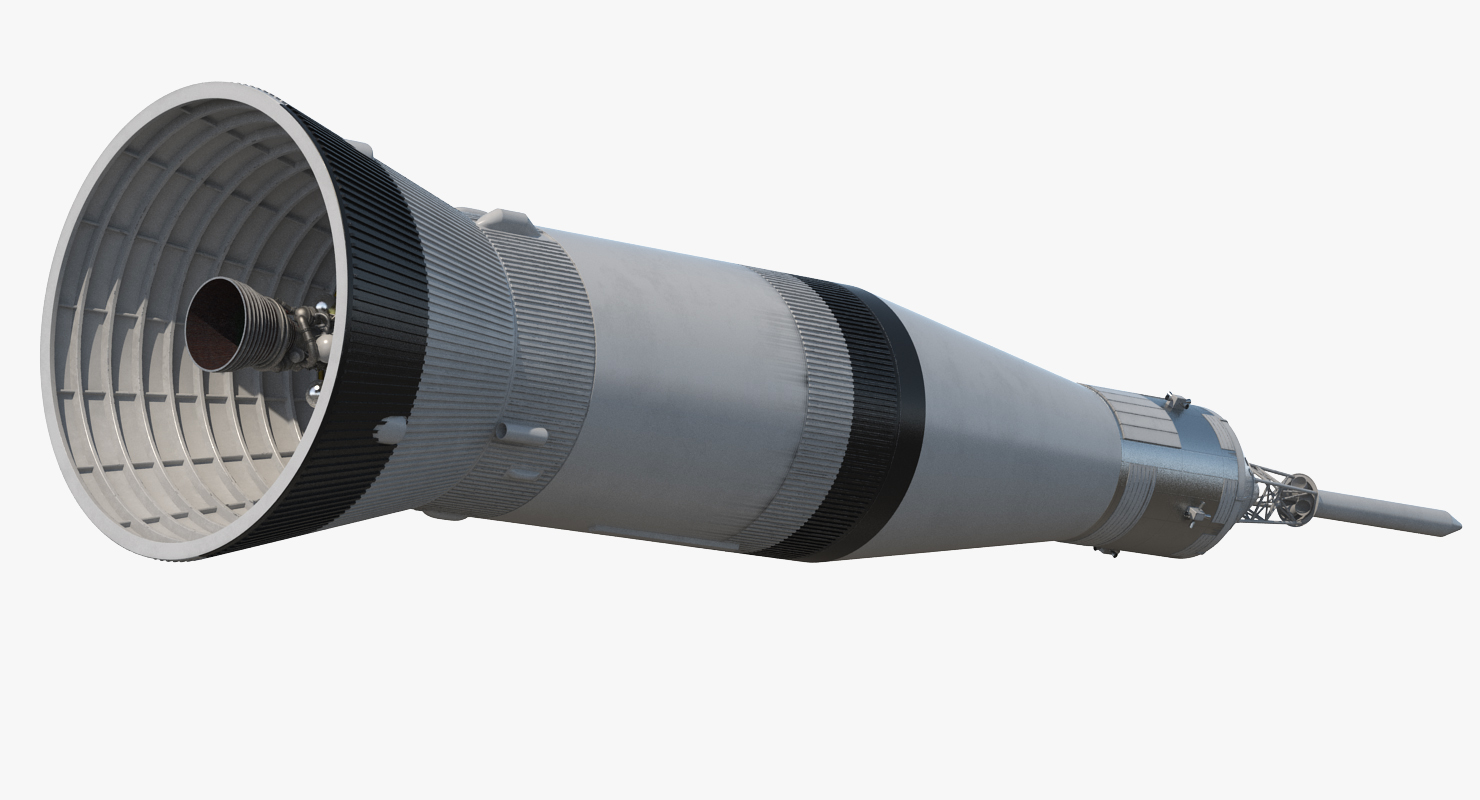 3D model Third Stage of Saturn V Rocket
