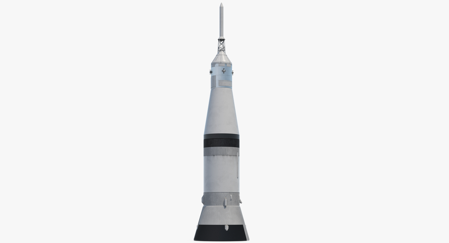3D model Third Stage of Saturn V Rocket