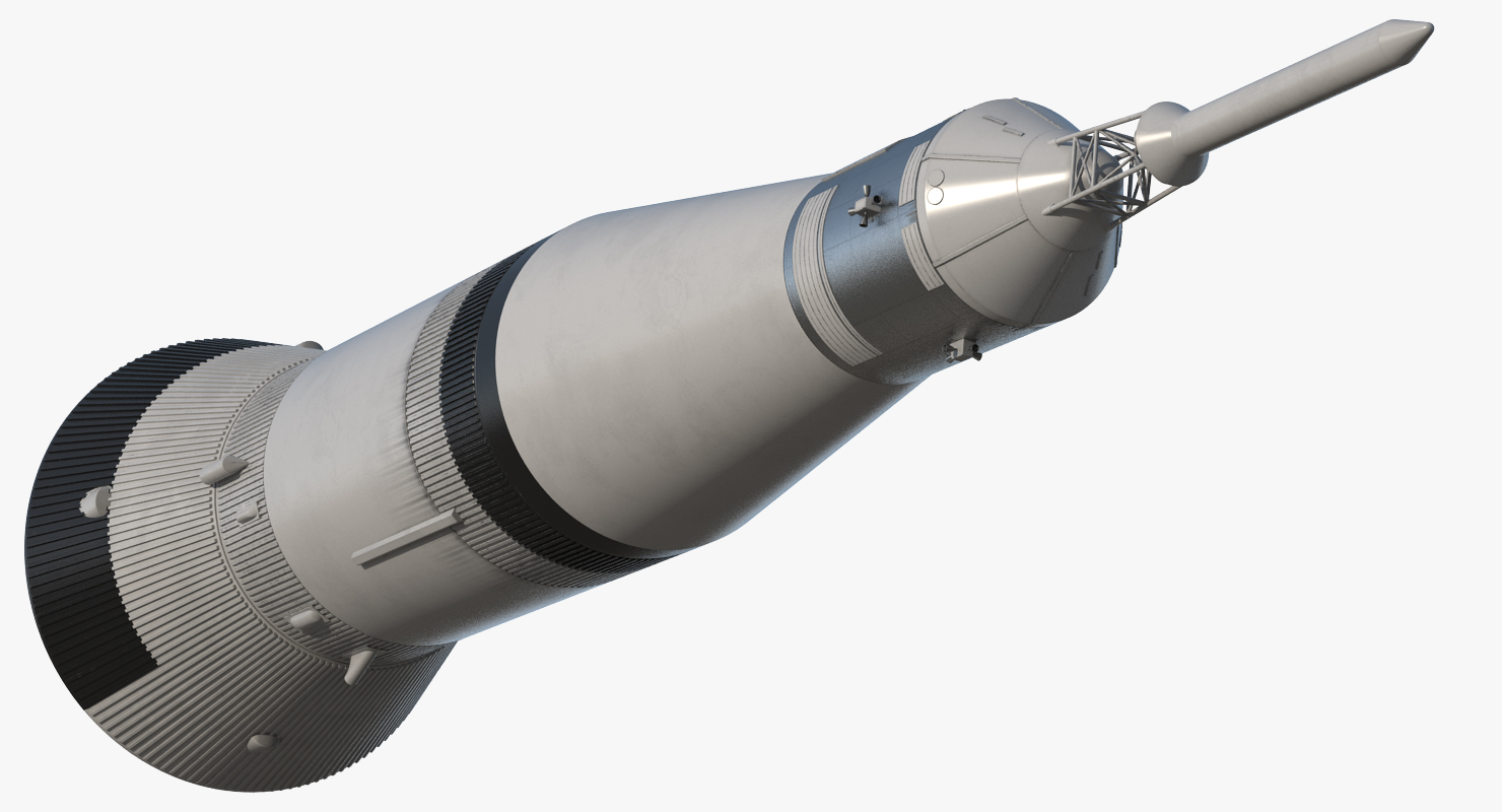 3D model Third Stage of Saturn V Rocket