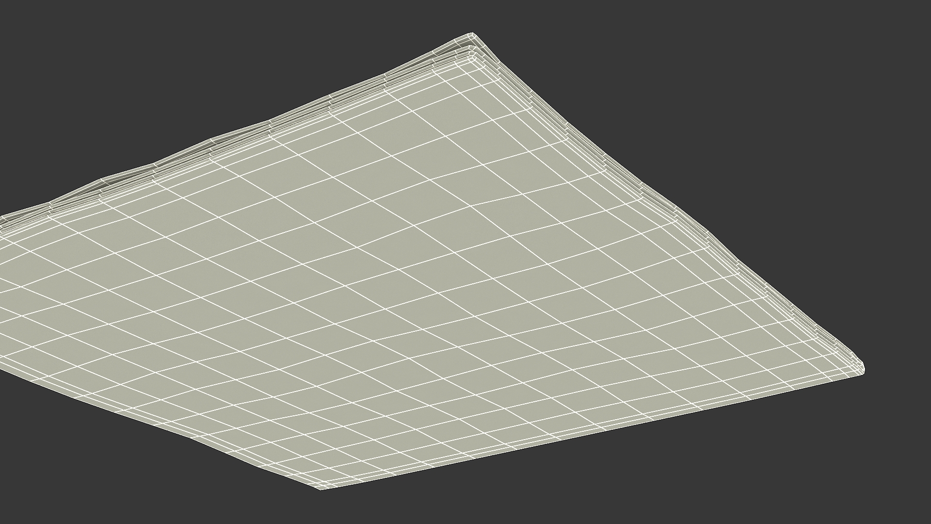 3D Disposable Paper Napkin model