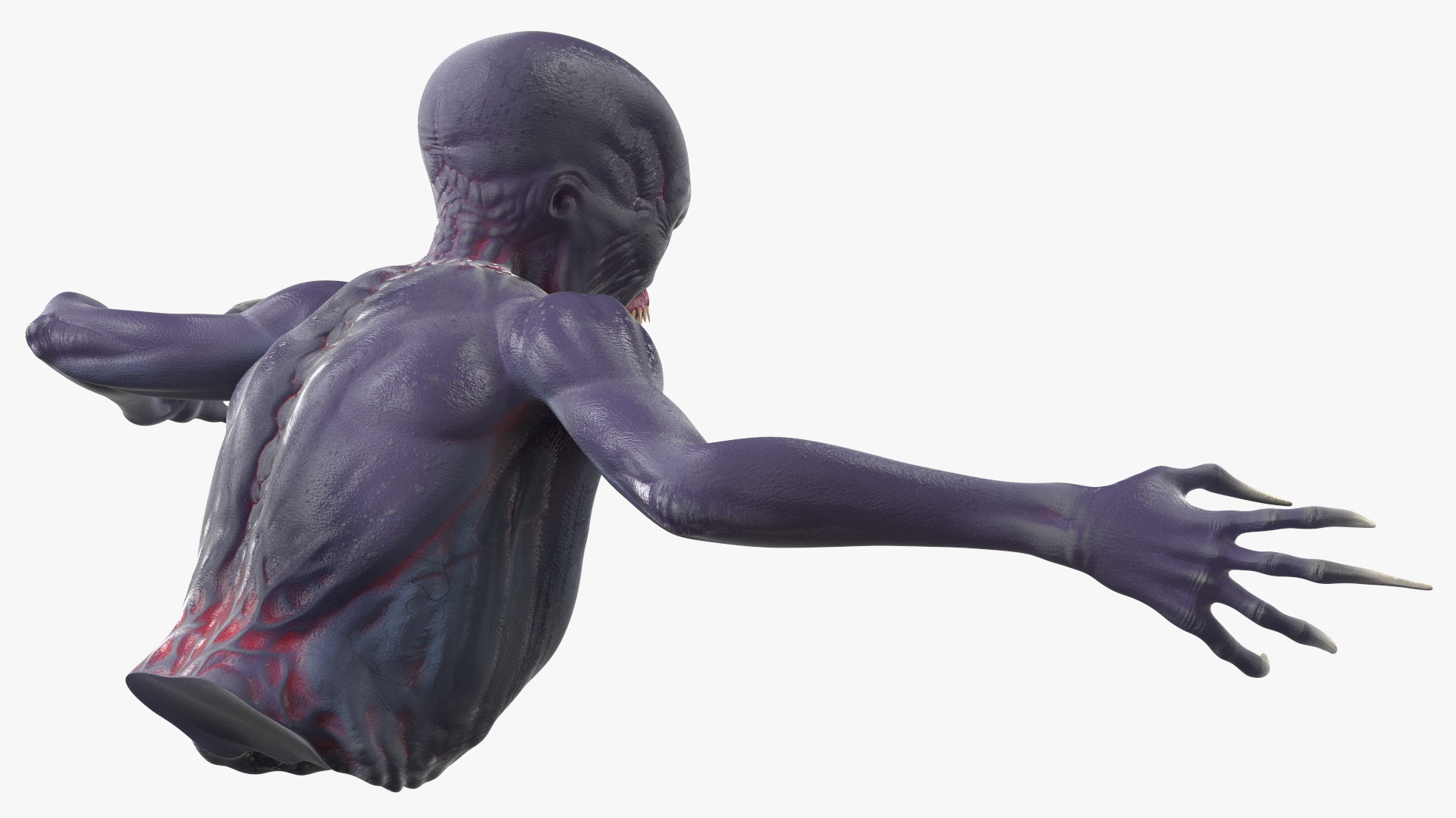Scary Creature Bust 3D model