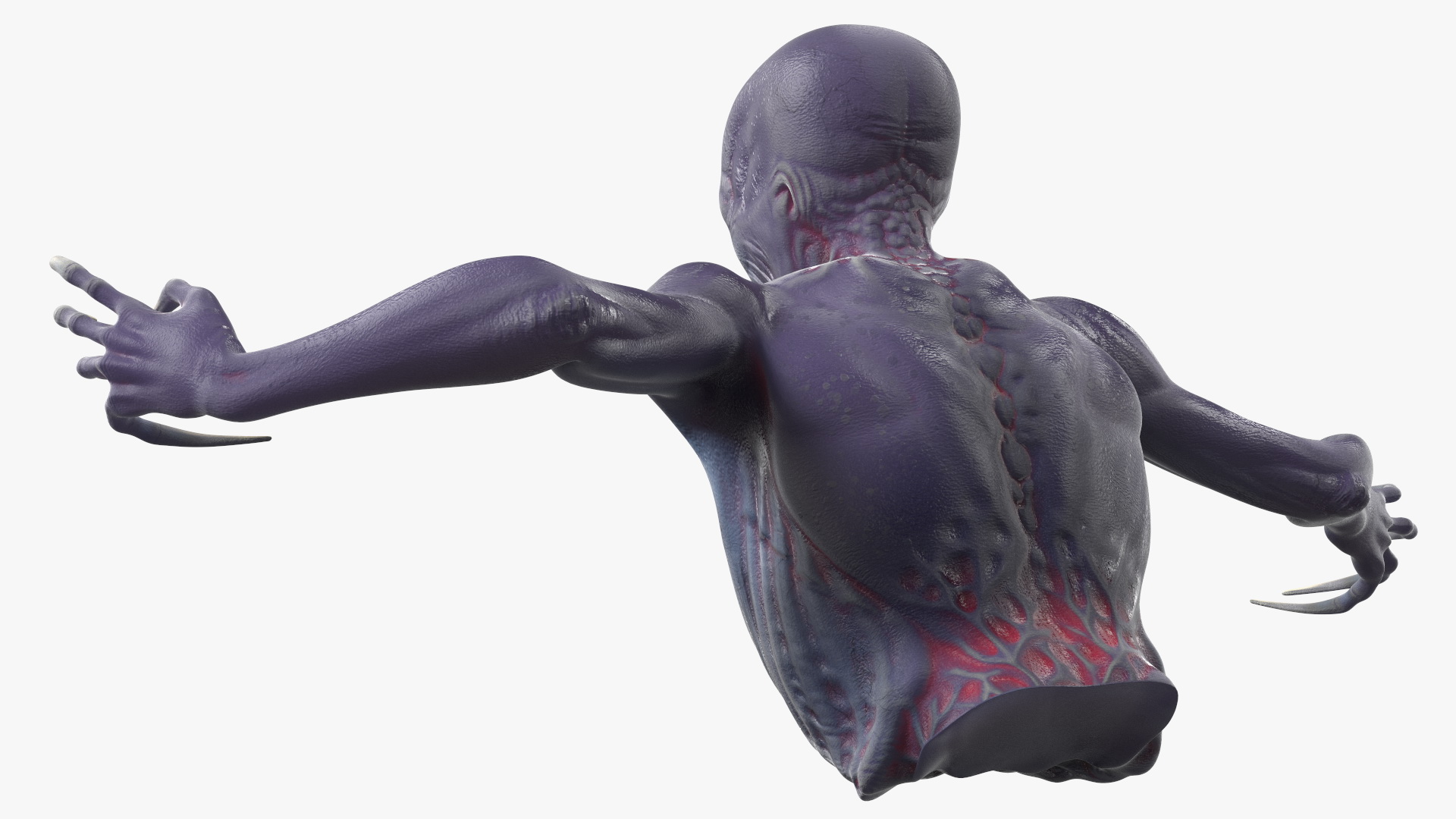 Scary Creature Bust 3D model