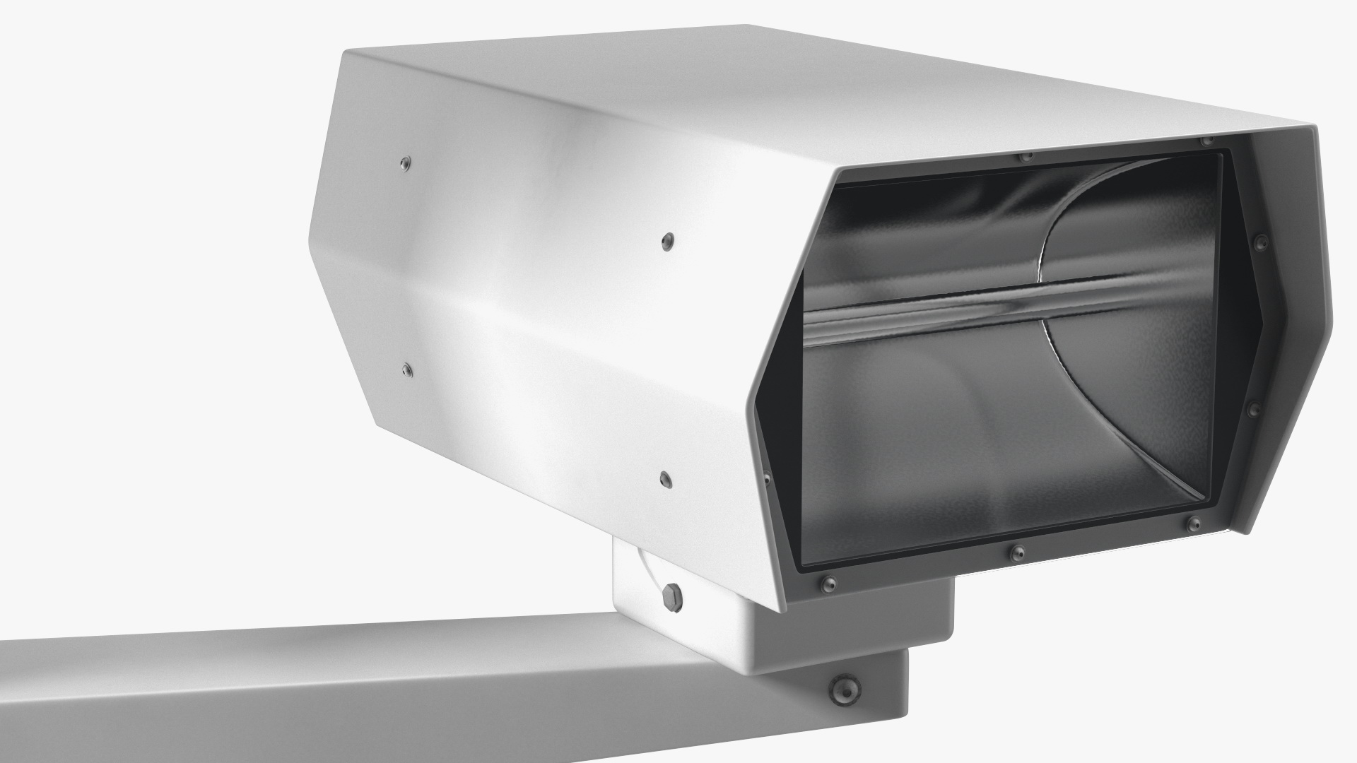 3D model Traffic Control Red Light Camera on Pole