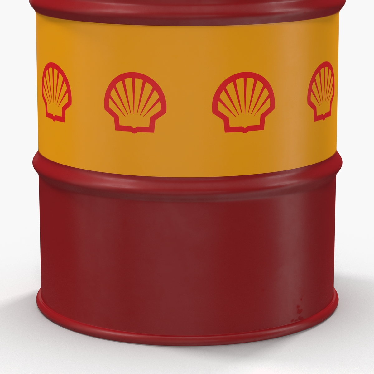 3D Oil Barrel Shell
