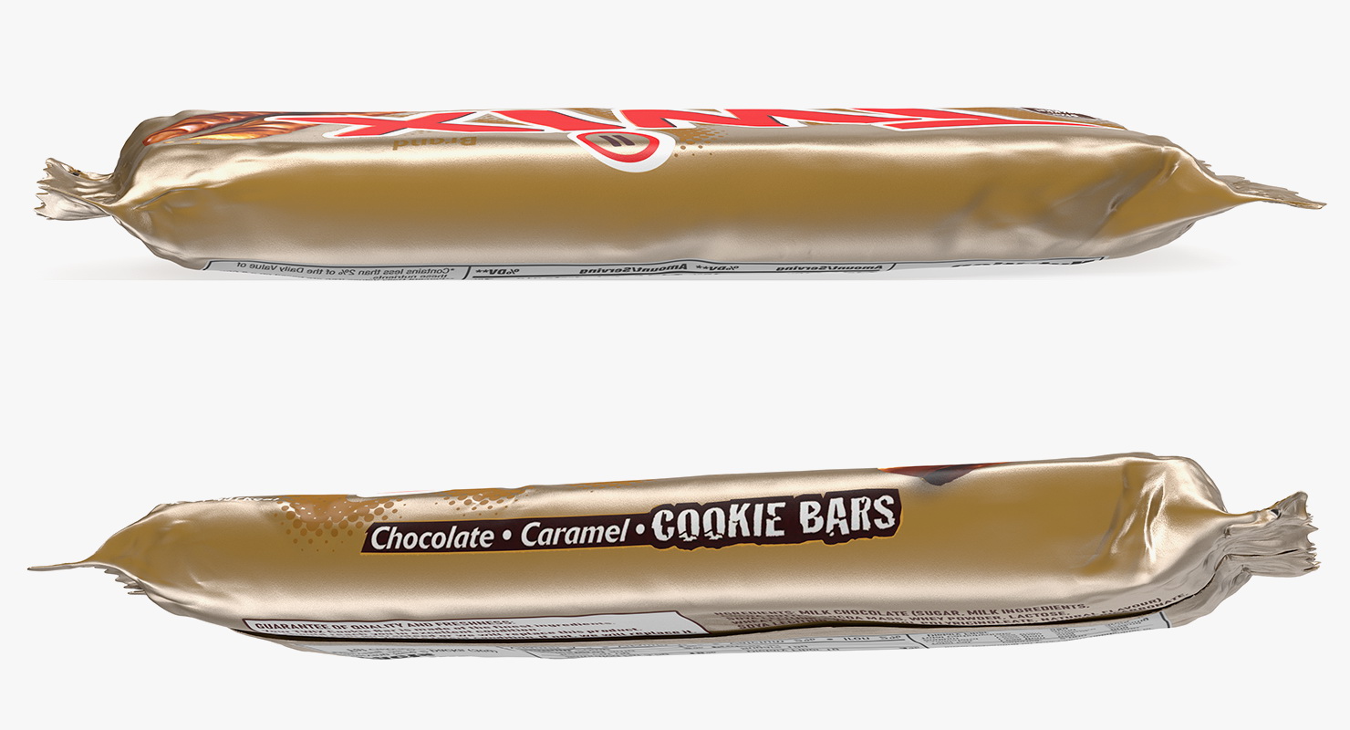 3D Twix Chocolate Bar model