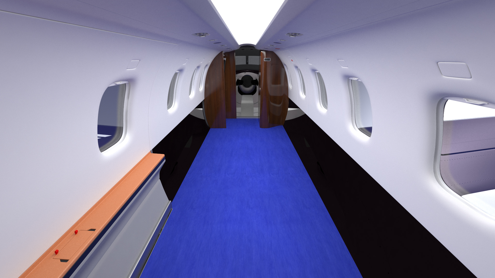 Pilatus PC12 NGX Simple Interior 3D