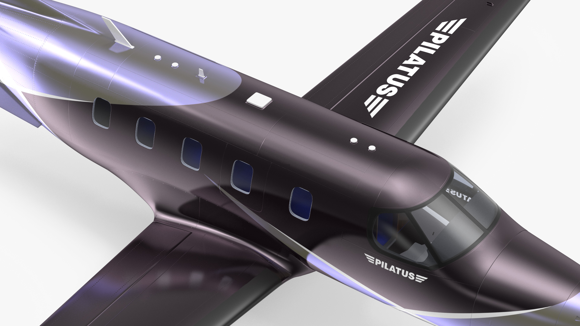 Pilatus PC12 NGX Simple Interior 3D