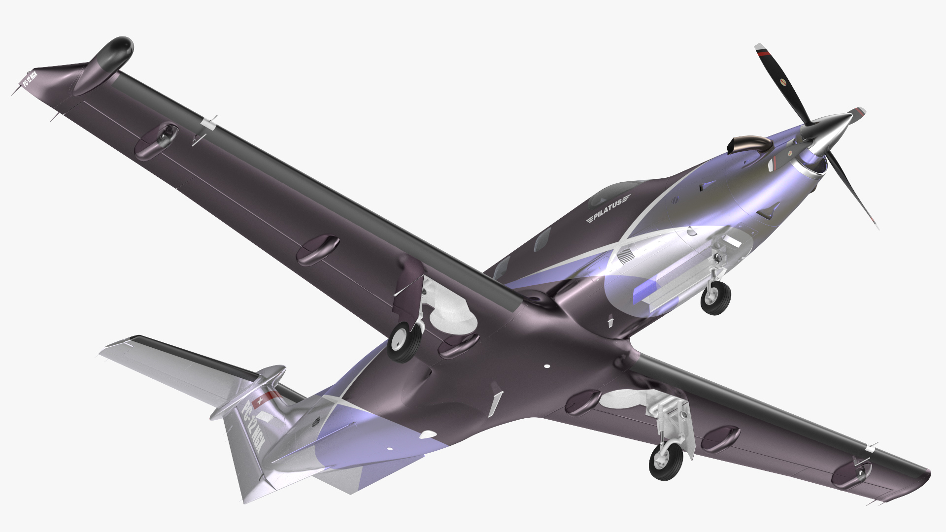 Pilatus PC12 NGX Simple Interior 3D
