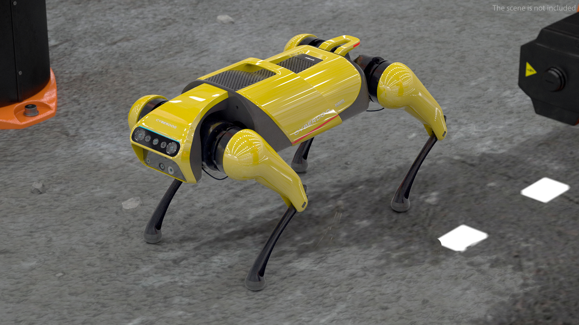 Xiaomi Cyberdog Yellow 3D