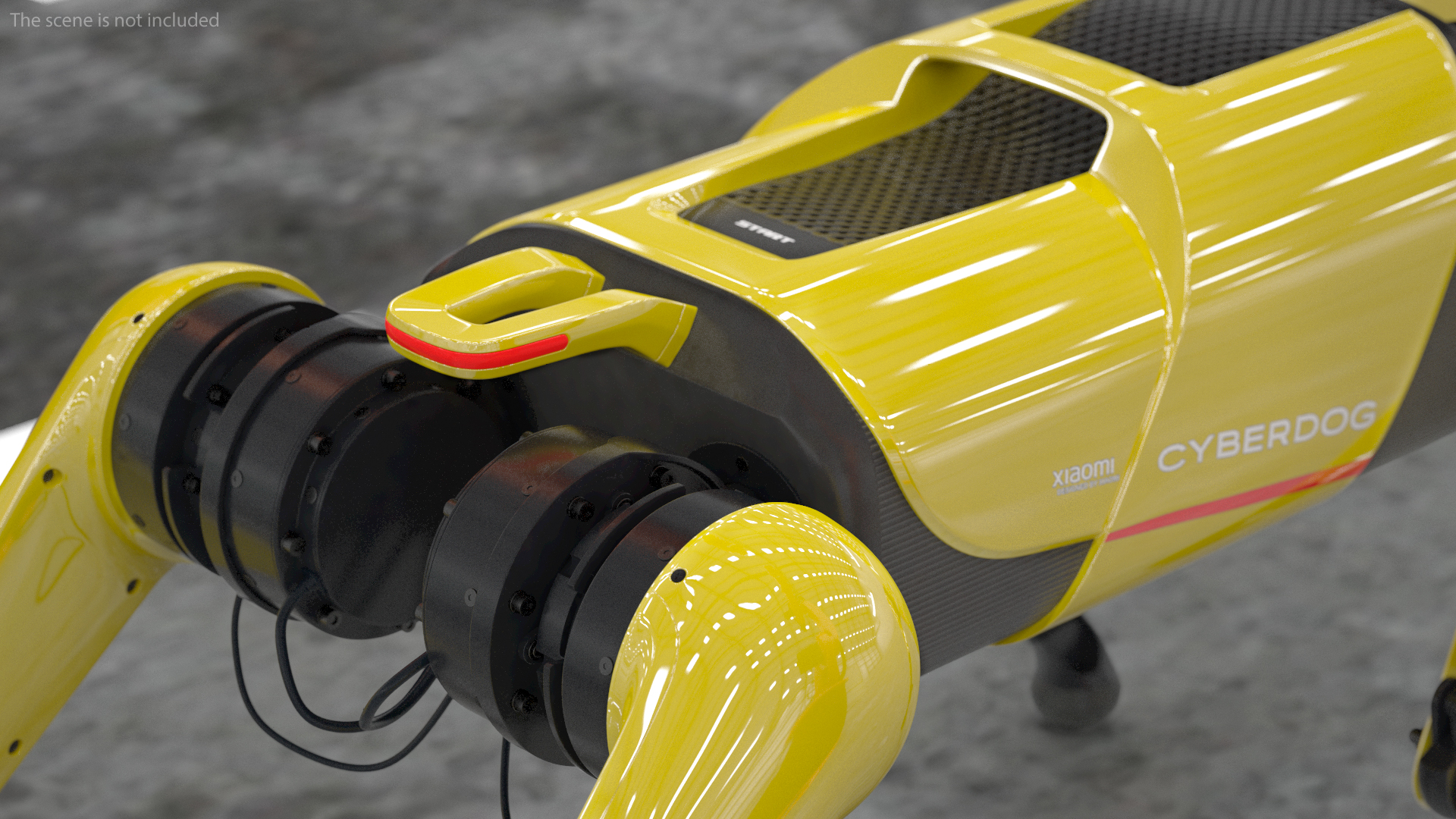 Xiaomi Cyberdog Yellow 3D