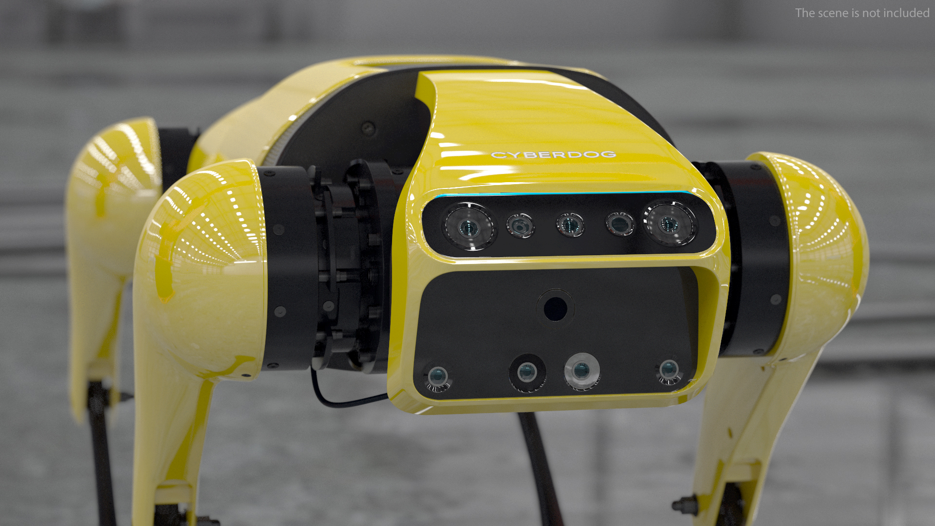 Xiaomi Cyberdog Yellow 3D