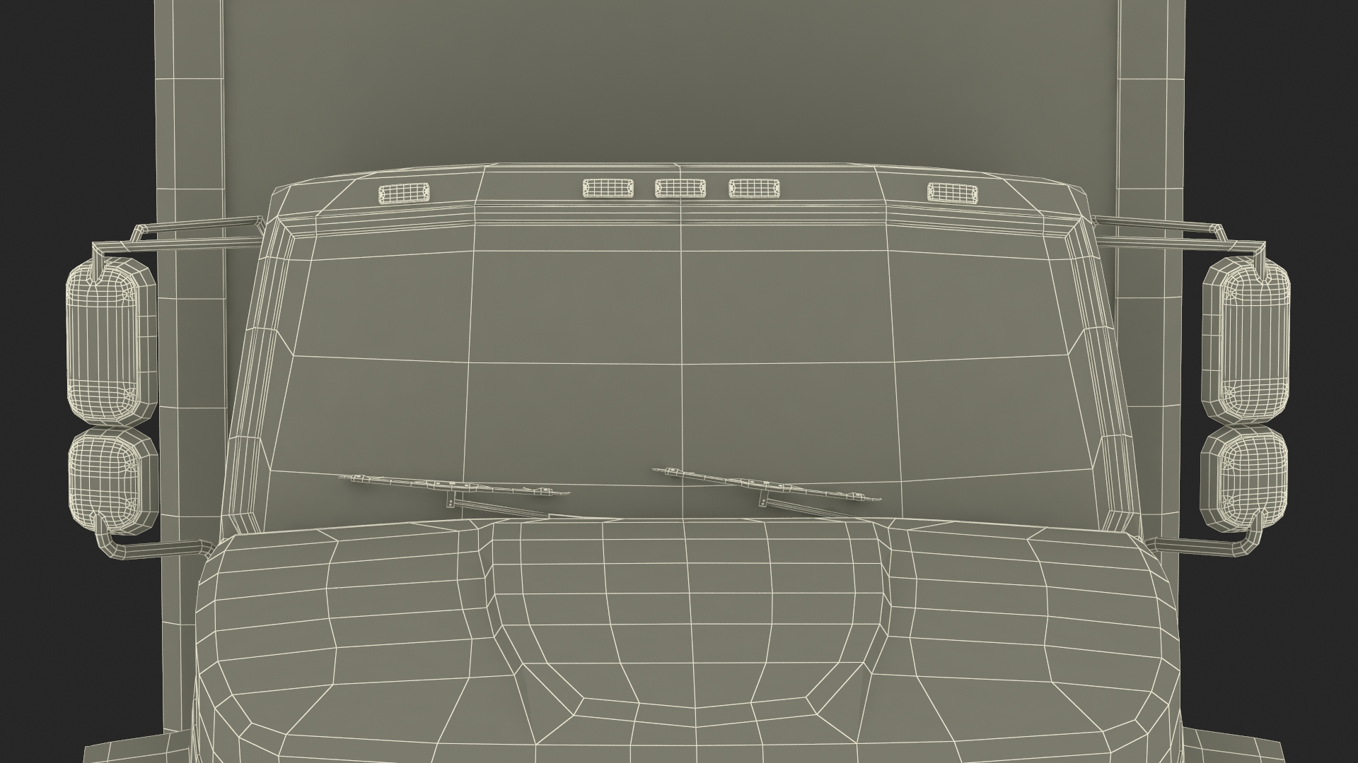 3D model Commercial Box Truck