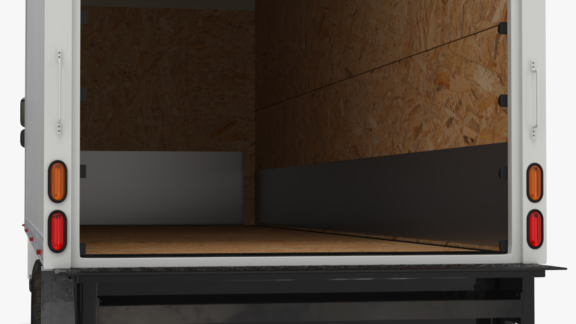 3D model Commercial Box Truck