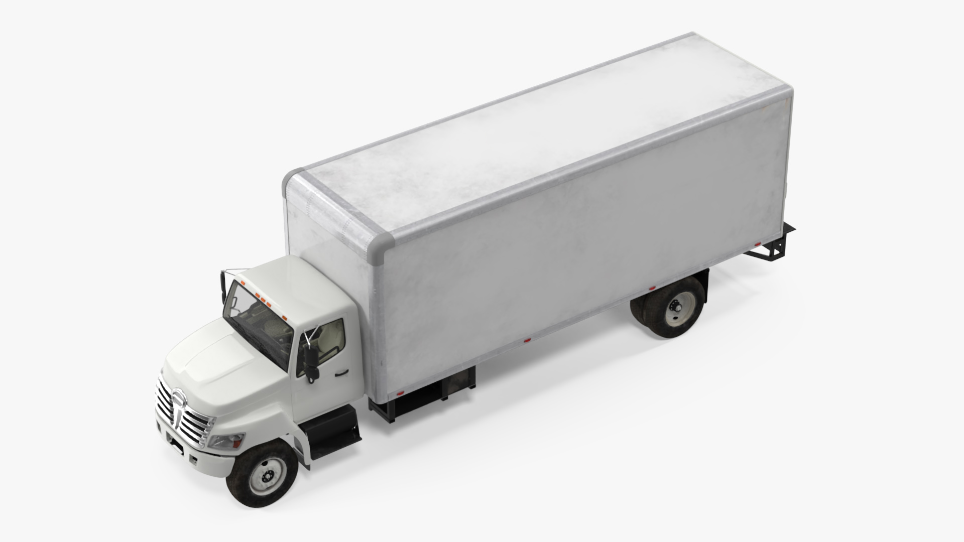 3D model Commercial Box Truck