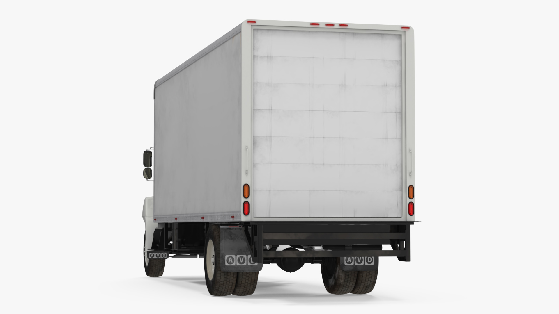 3D model Commercial Box Truck