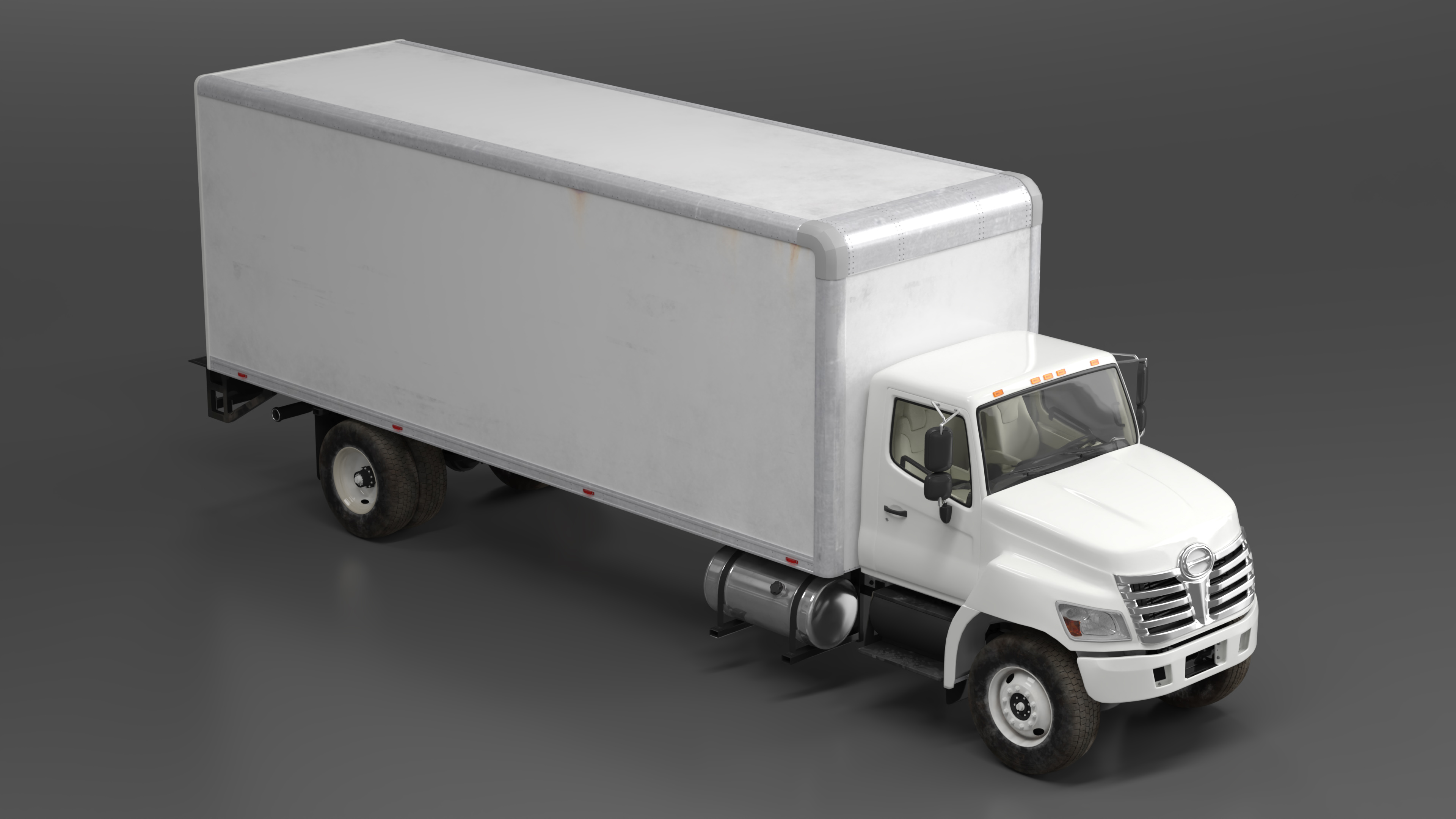 3D model Commercial Box Truck