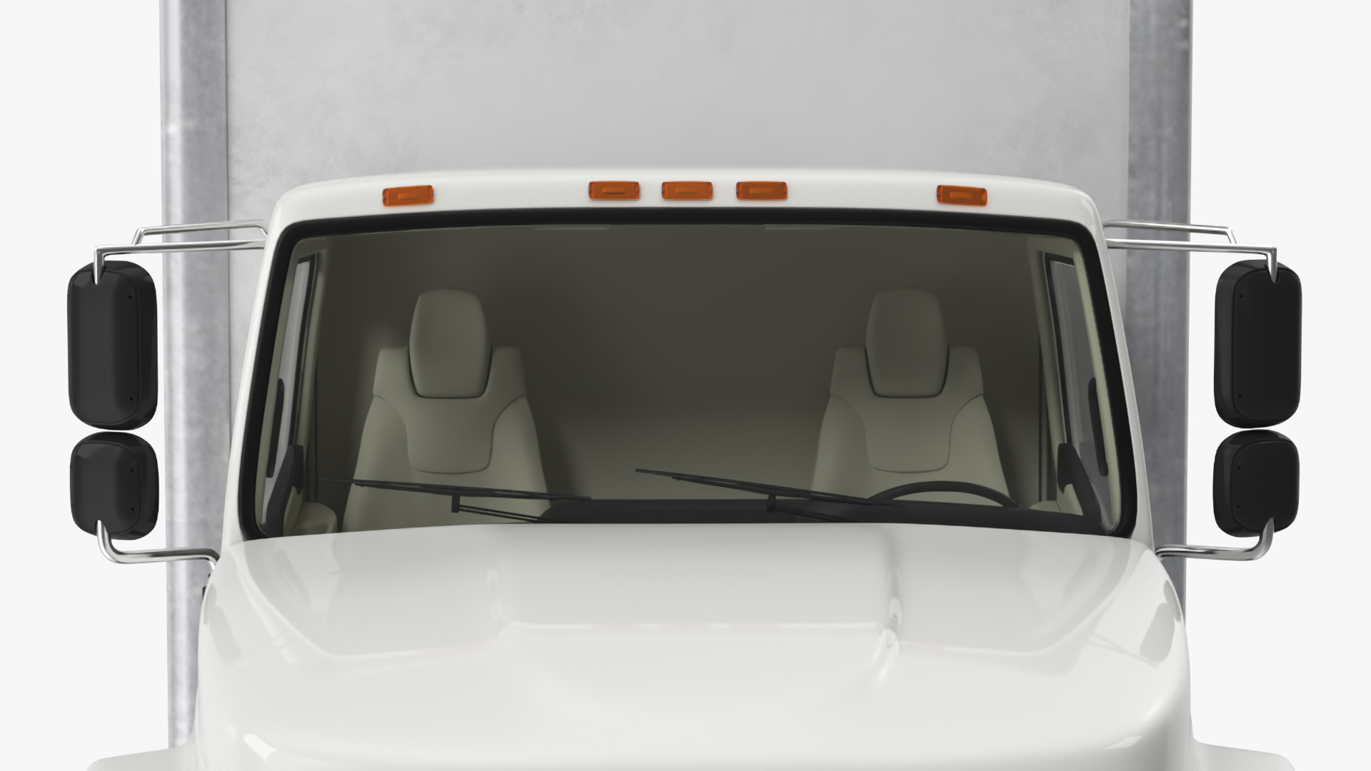 3D model Commercial Box Truck