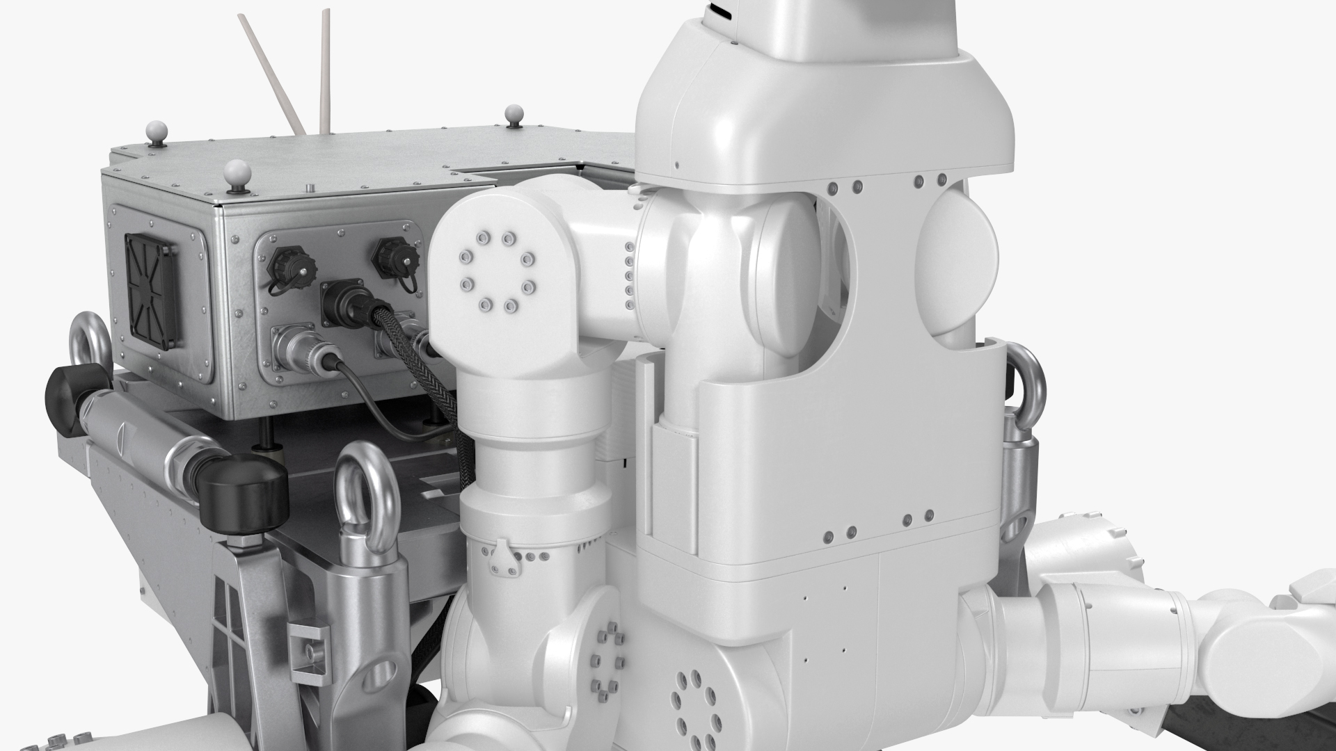 3D model Lunar Robotic Rover Rigged for Maya