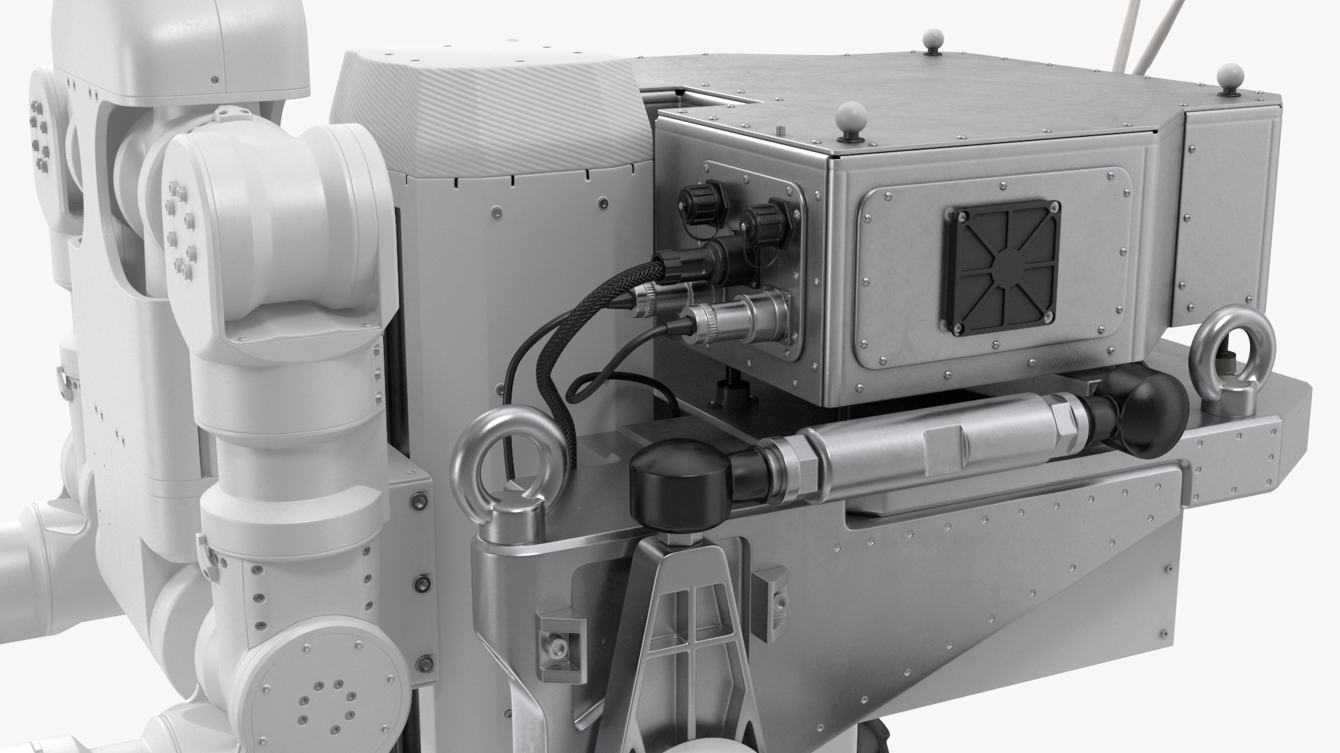 3D model Lunar Robotic Rover Rigged for Maya