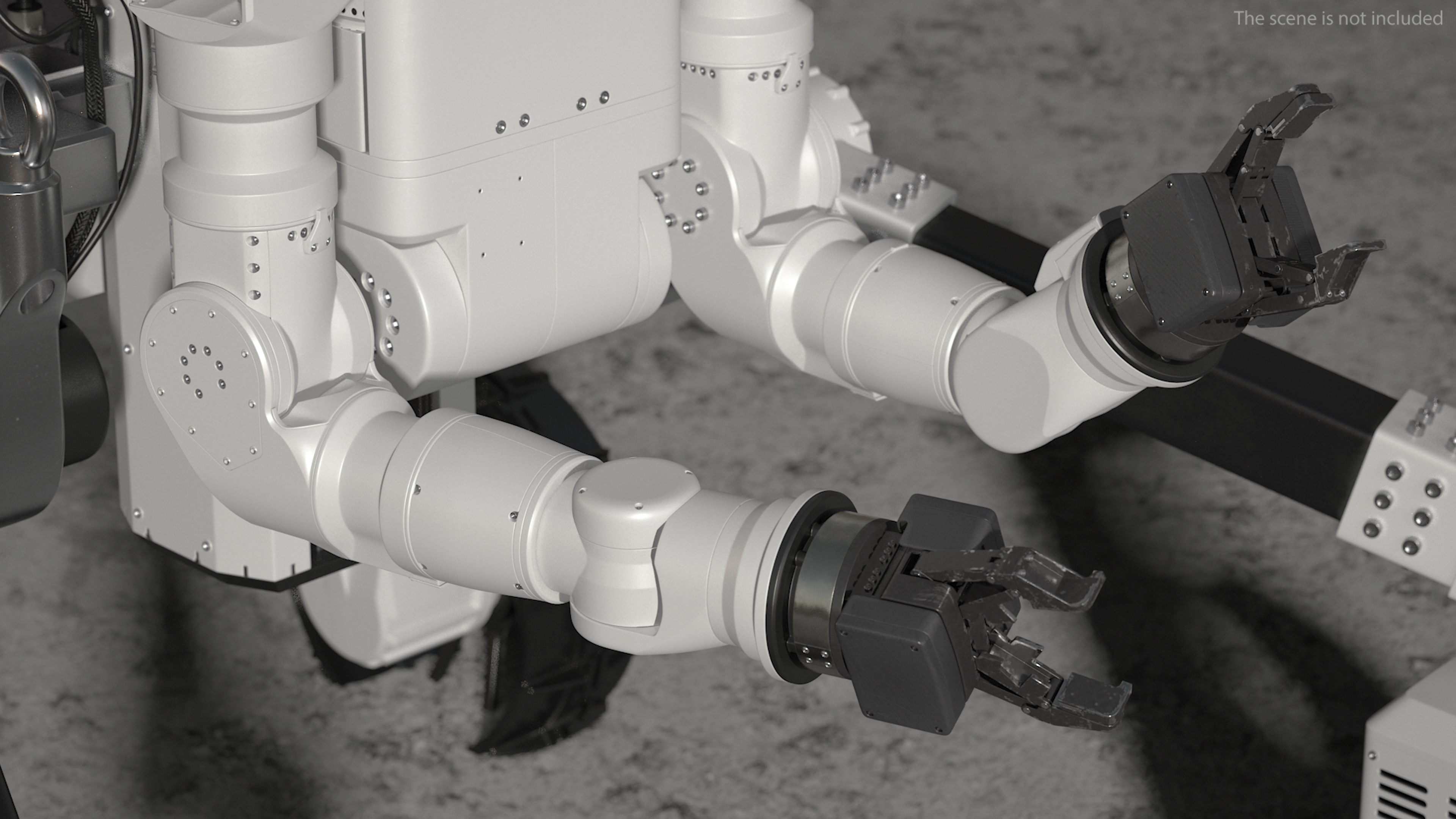 3D model Lunar Robotic Rover Rigged for Maya