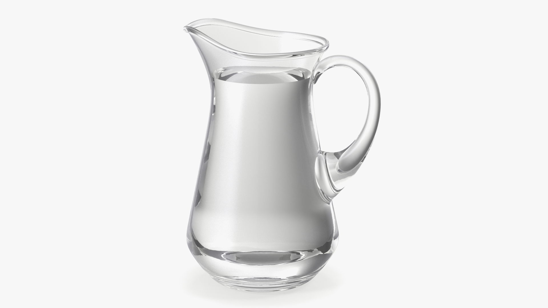 3D model Glass Jug With Water
