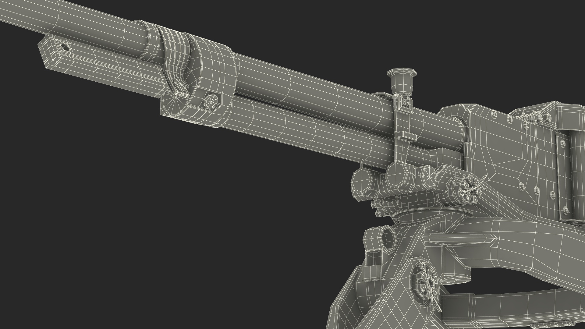 3D Russian Heavy Machine Gun Utyos