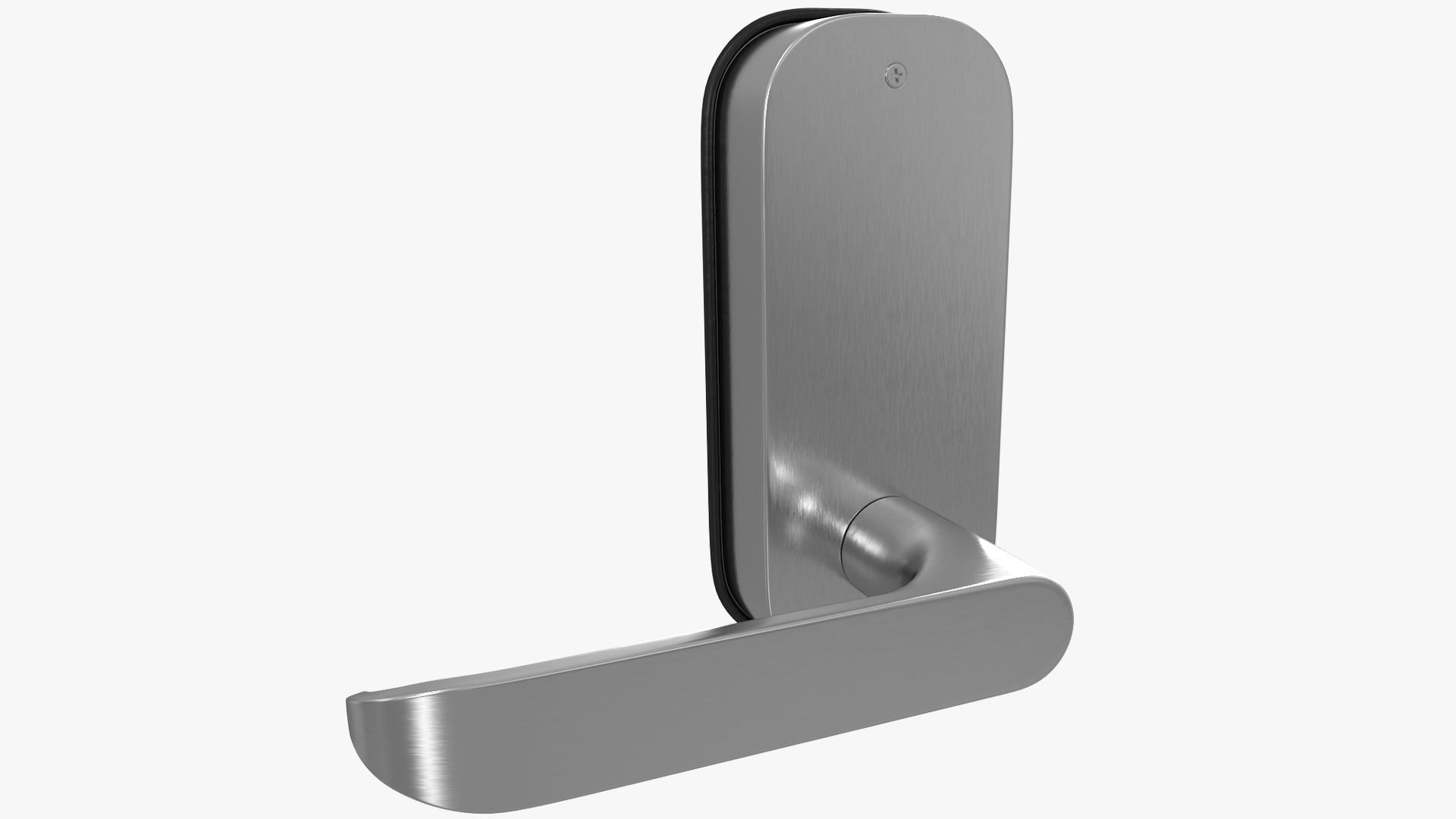 Silver Internal Door Handle 3D