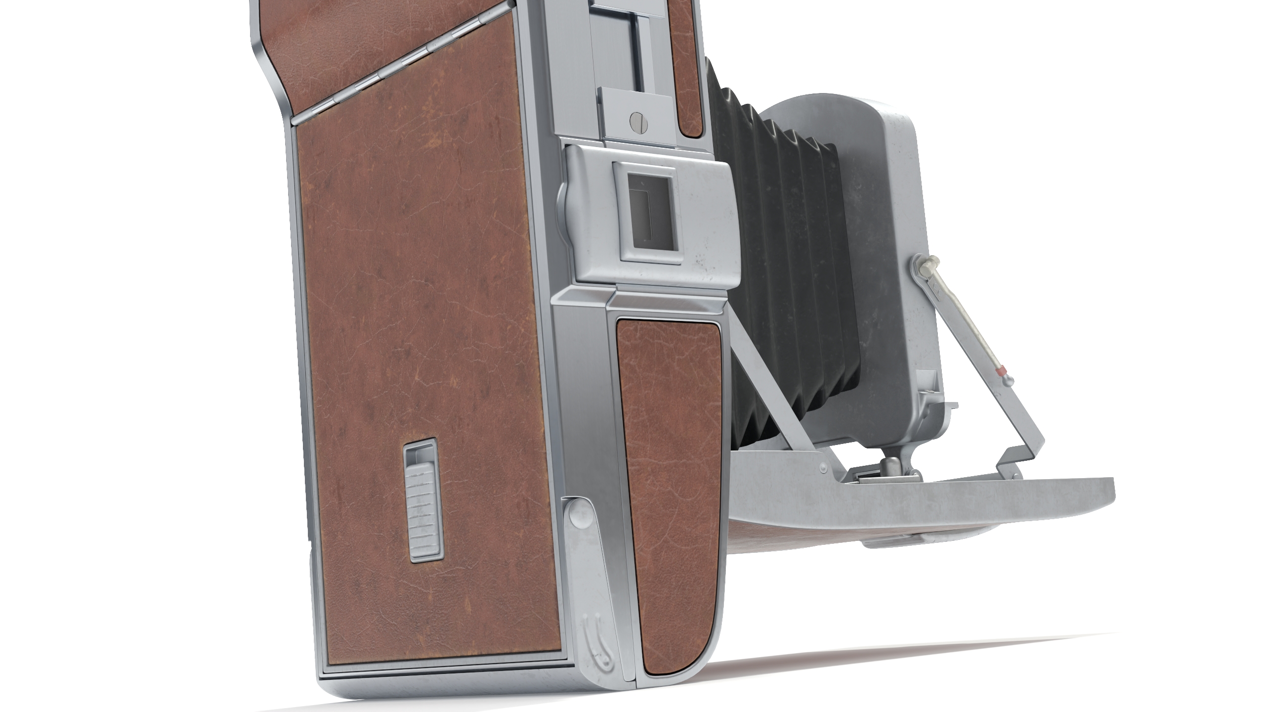 Vintage Polaroid Camera Model 95 3D