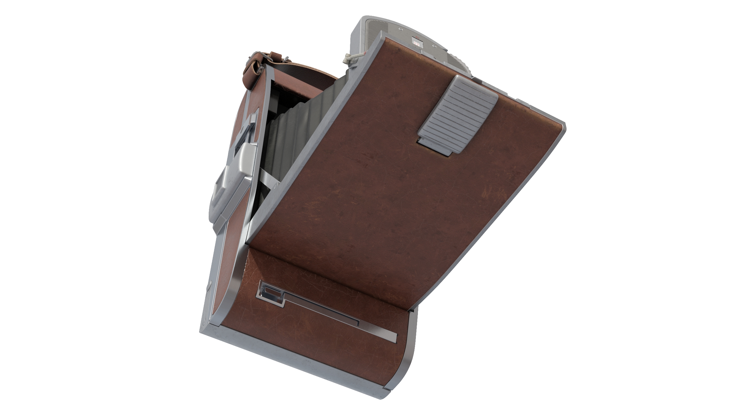 Vintage Polaroid Camera Model 95 3D