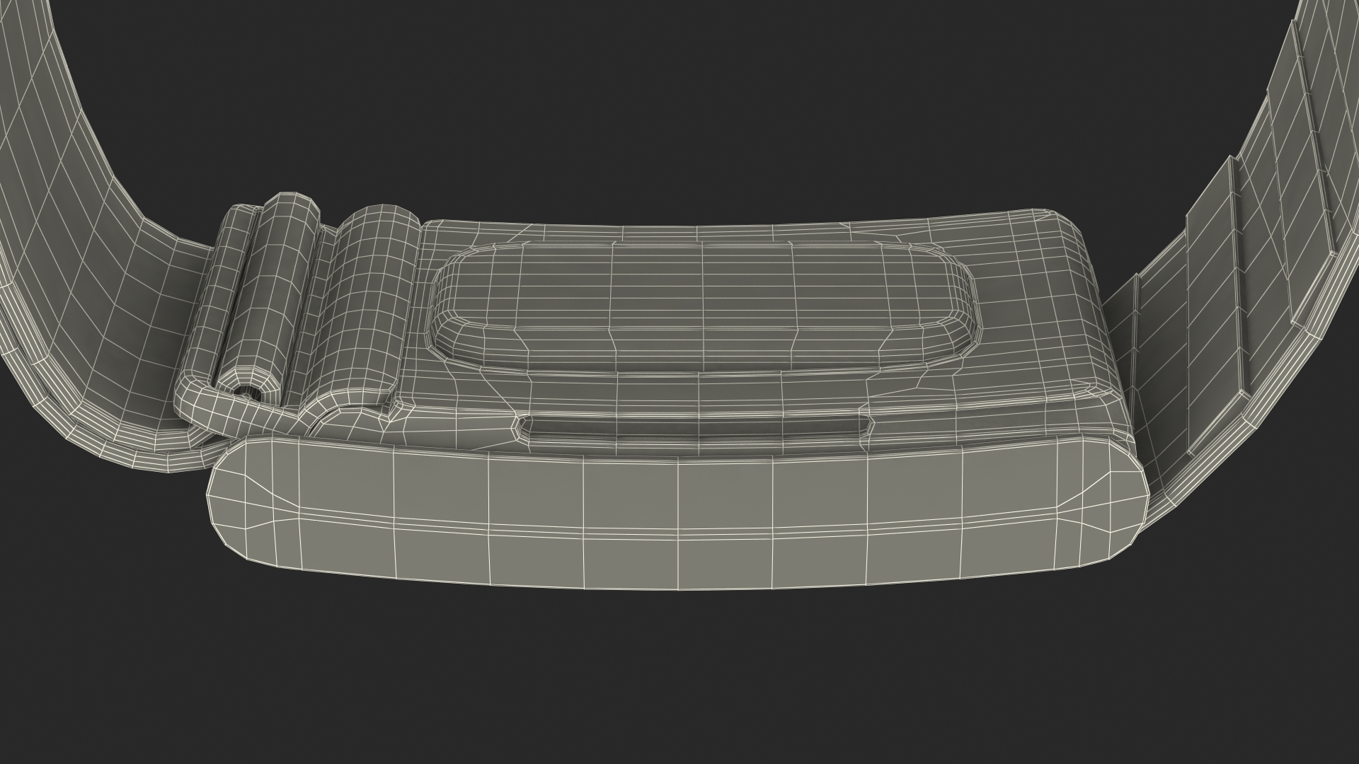 Fitness Band Green Rigged for Cinema 4D 3D model