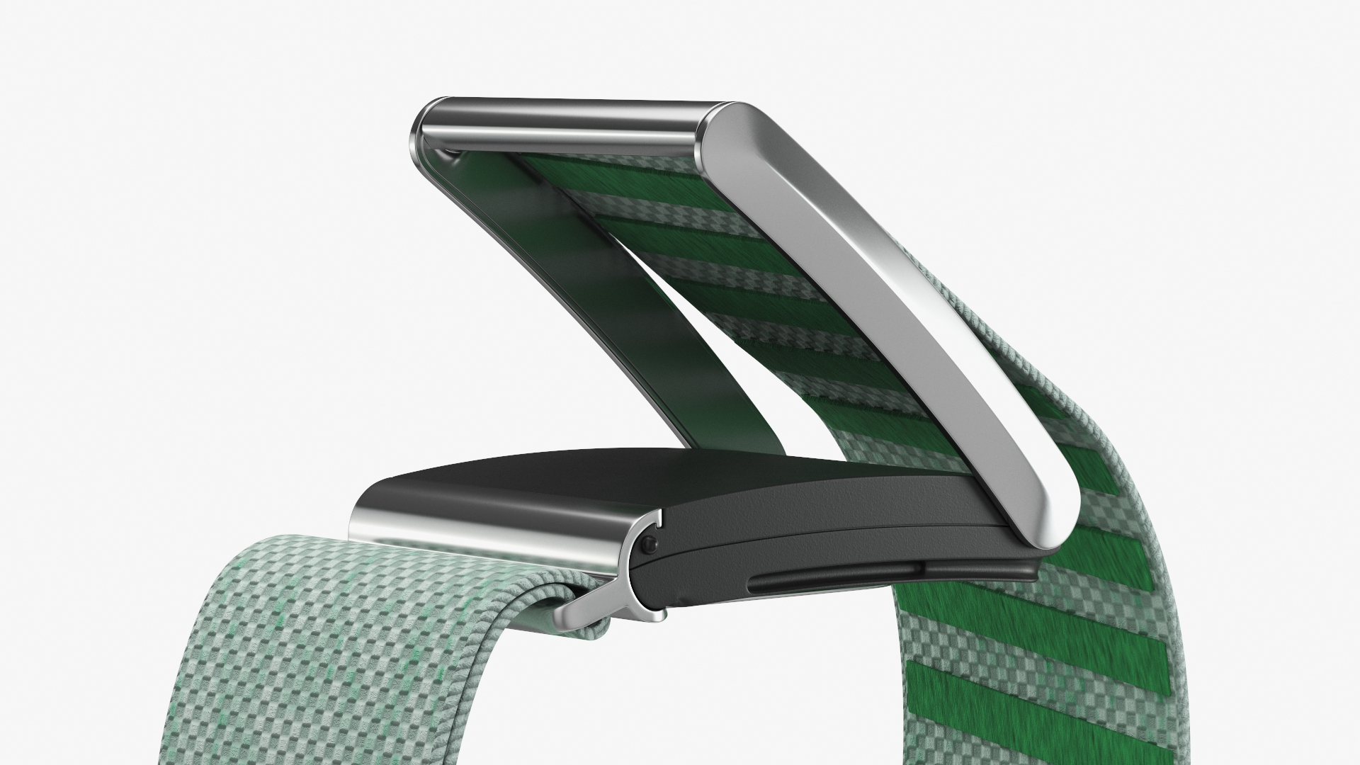 Fitness Band Green Rigged for Cinema 4D 3D model