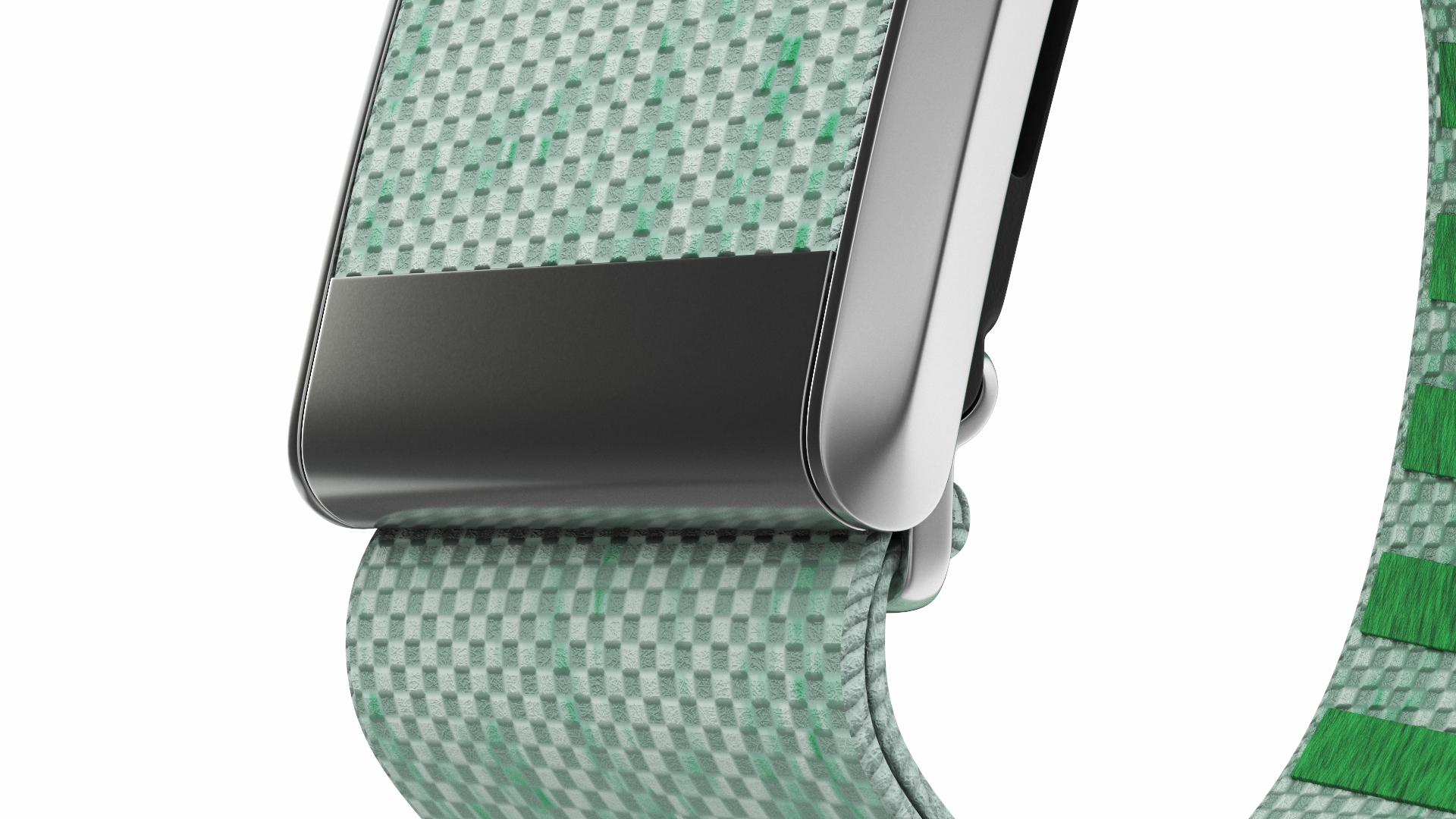 Fitness Band Green Rigged for Cinema 4D 3D model