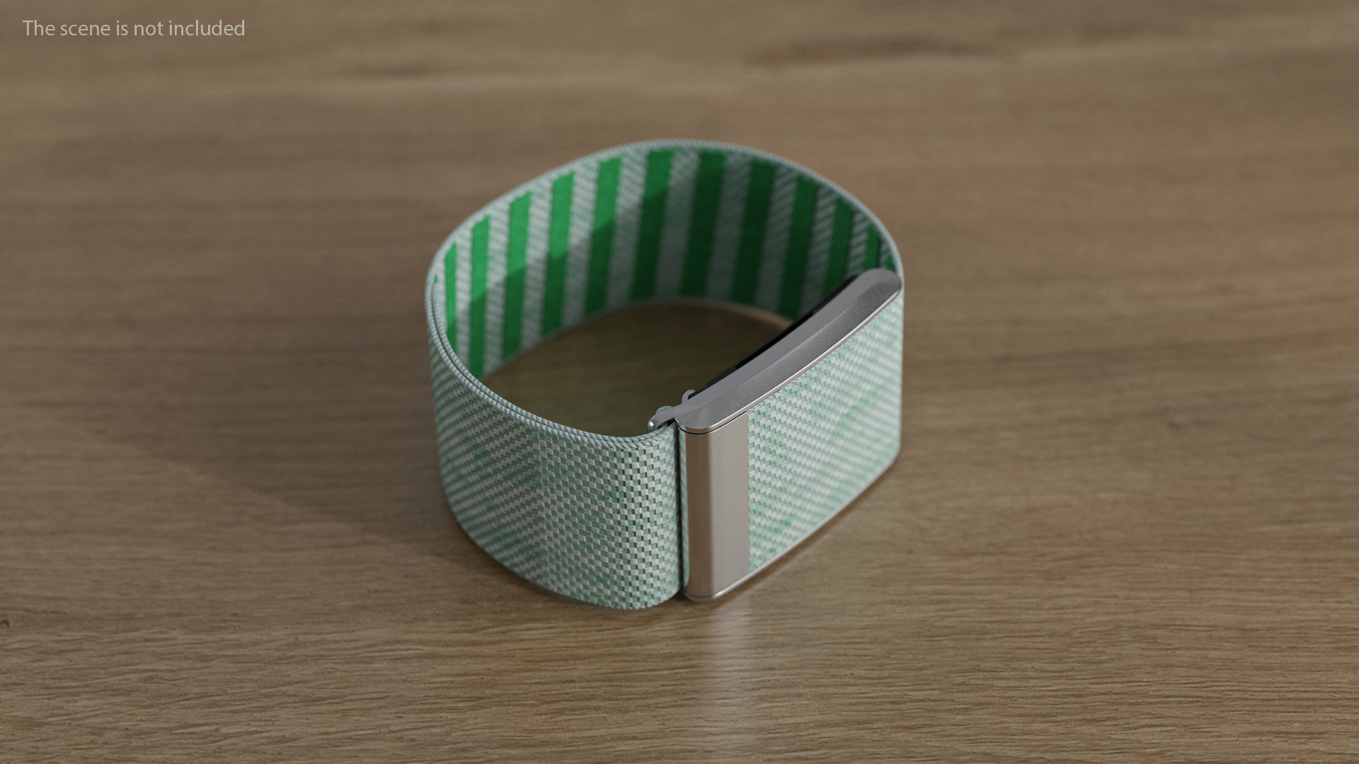 Fitness Band Green Rigged for Cinema 4D 3D model