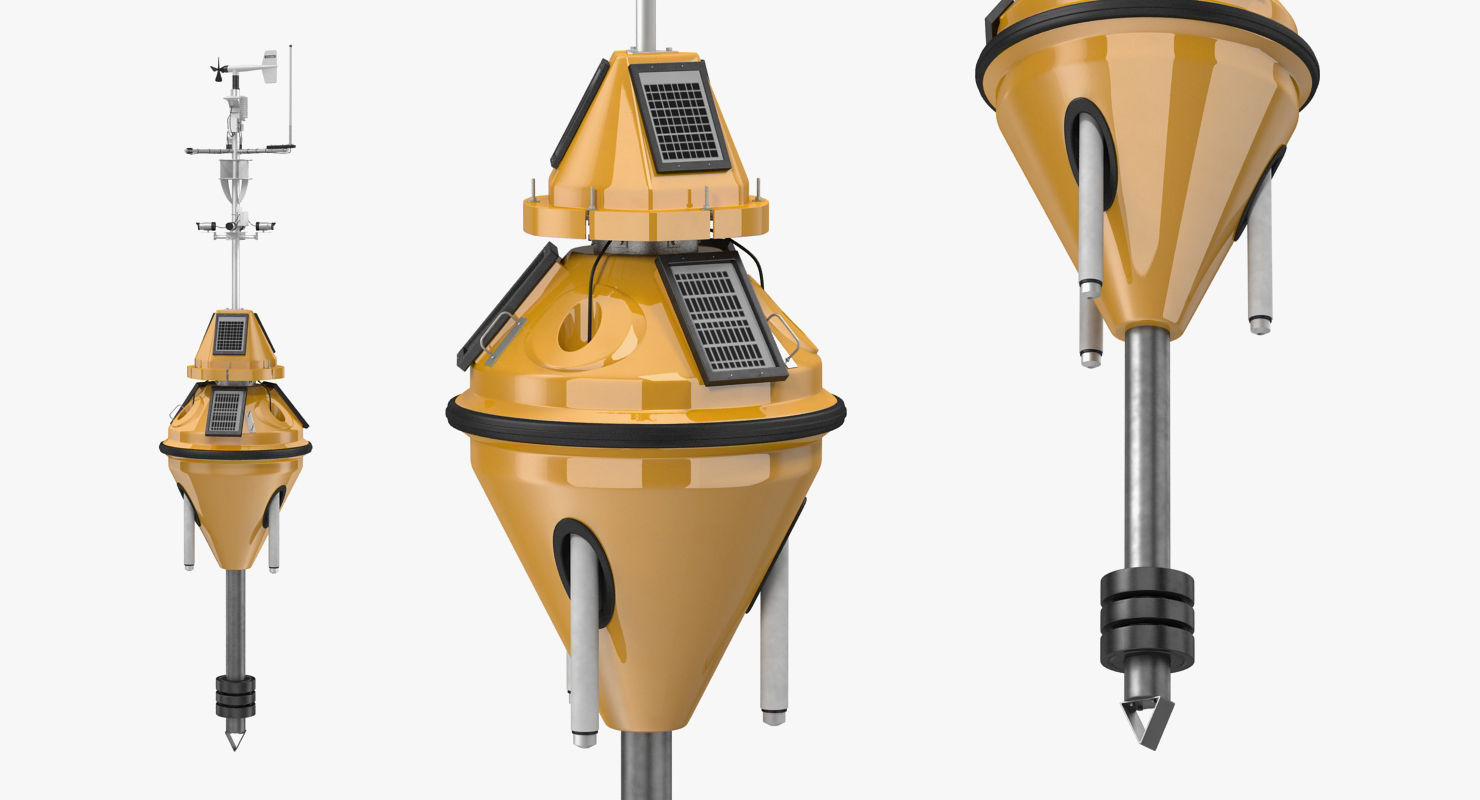 Meteorological Buoy 3D model