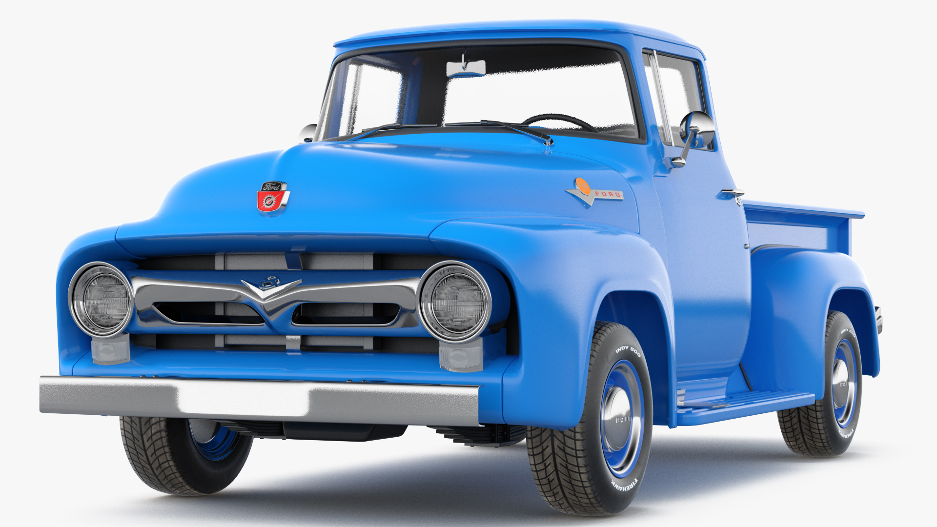 1956 Ford F100 Pickup Truck 3D