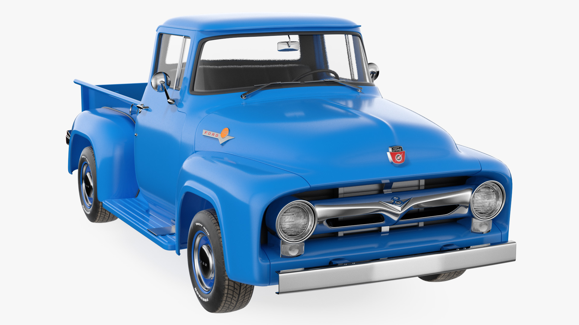 1956 Ford F100 Pickup Truck 3D