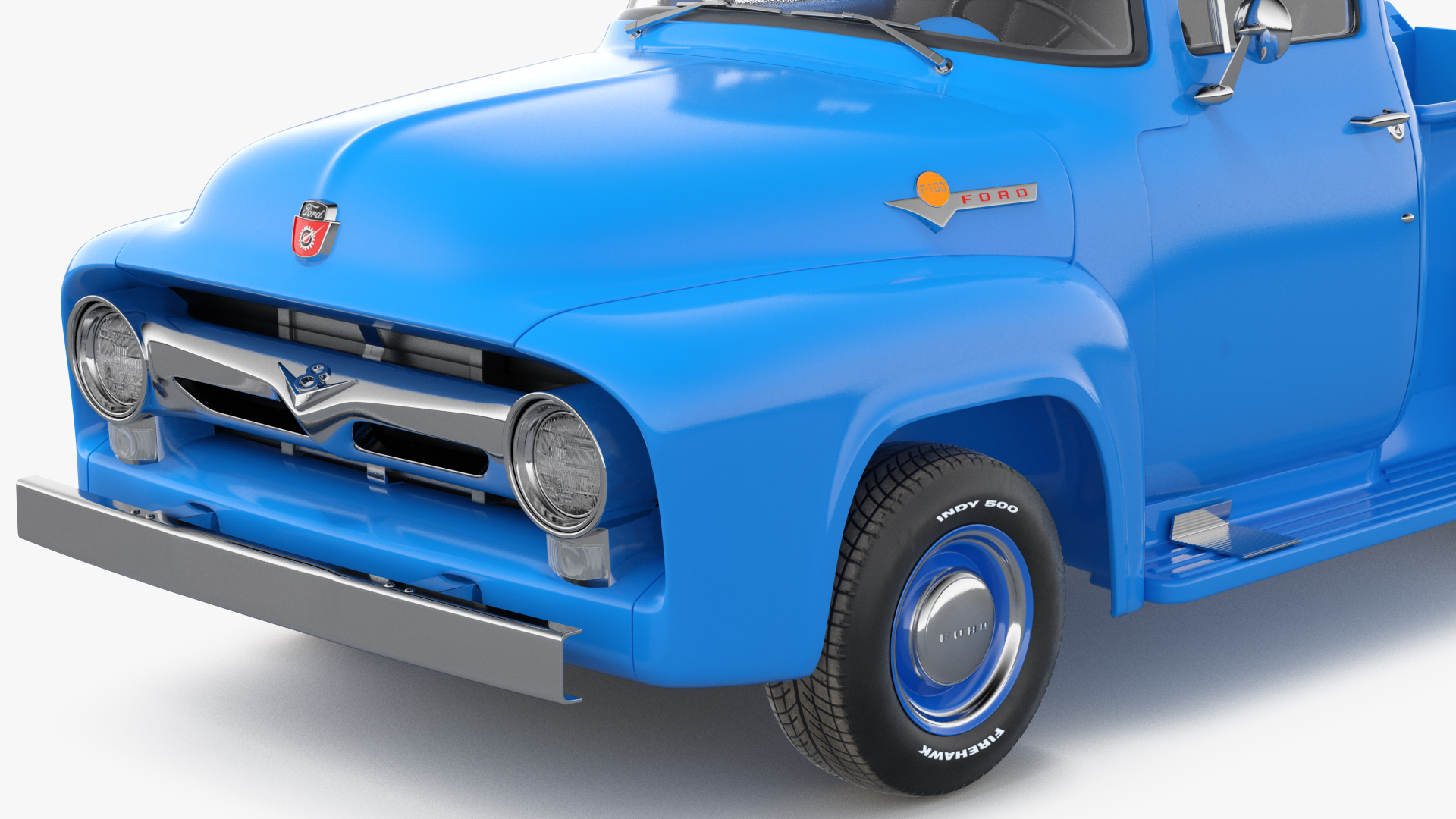 1956 Ford F100 Pickup Truck 3D