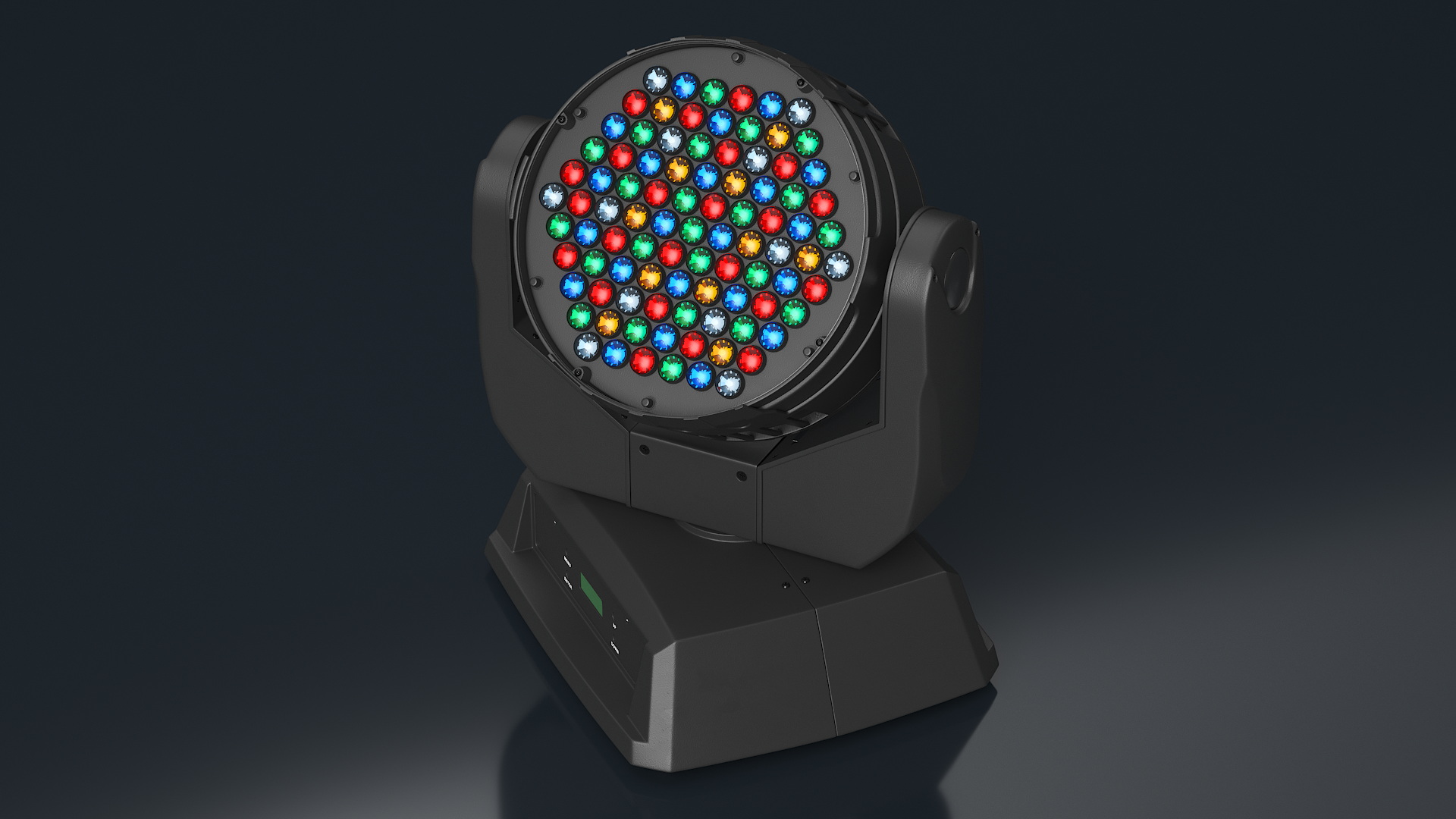 3D model Professional Stage Light LED Light 8 Channels