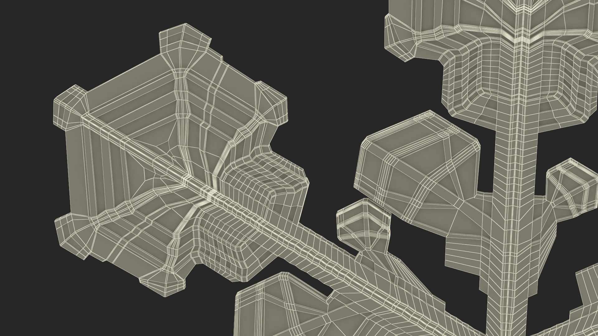 3D Intricate Snowflake Design