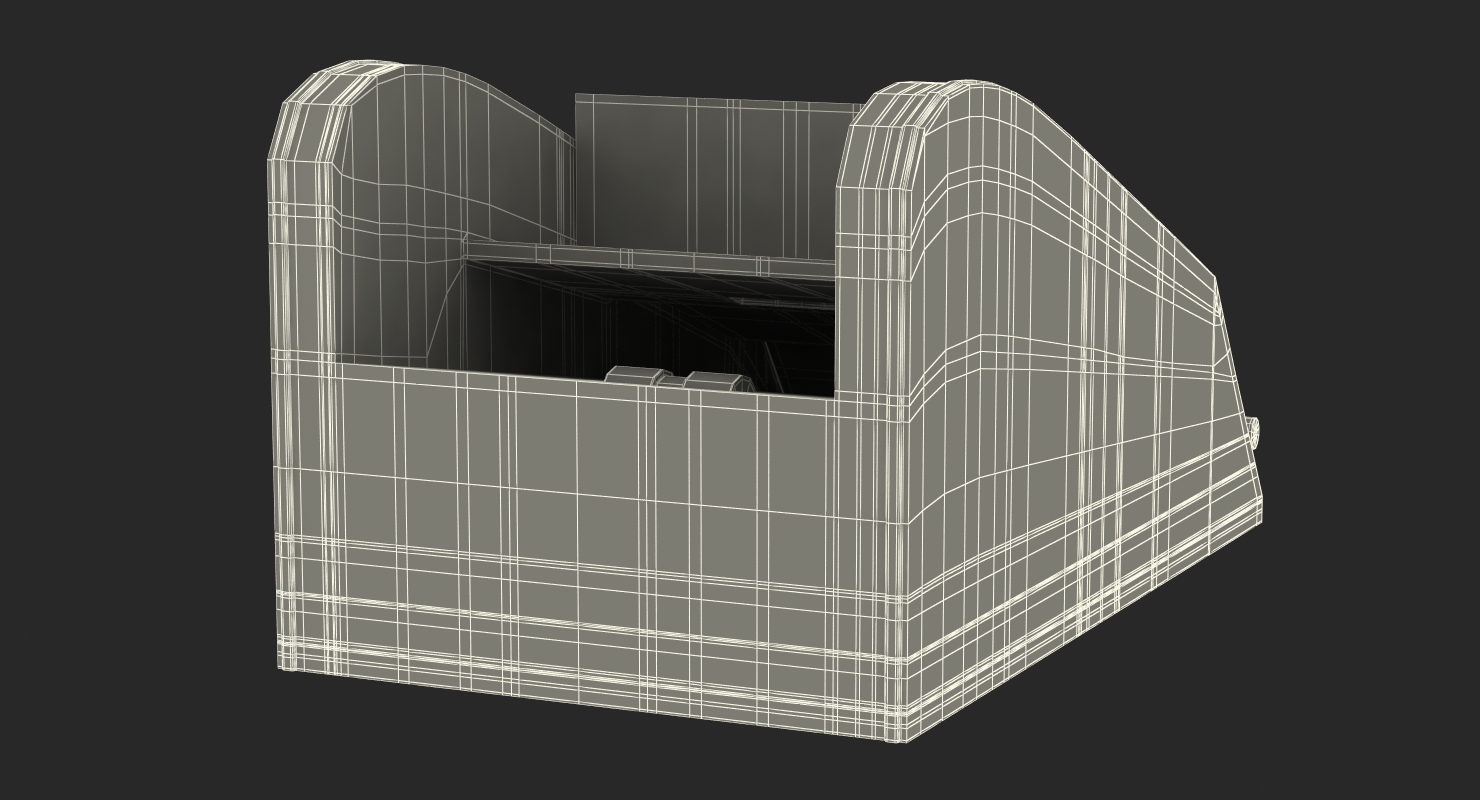 Card Shuffler and Blackjack Dealer Shoe 3D model
